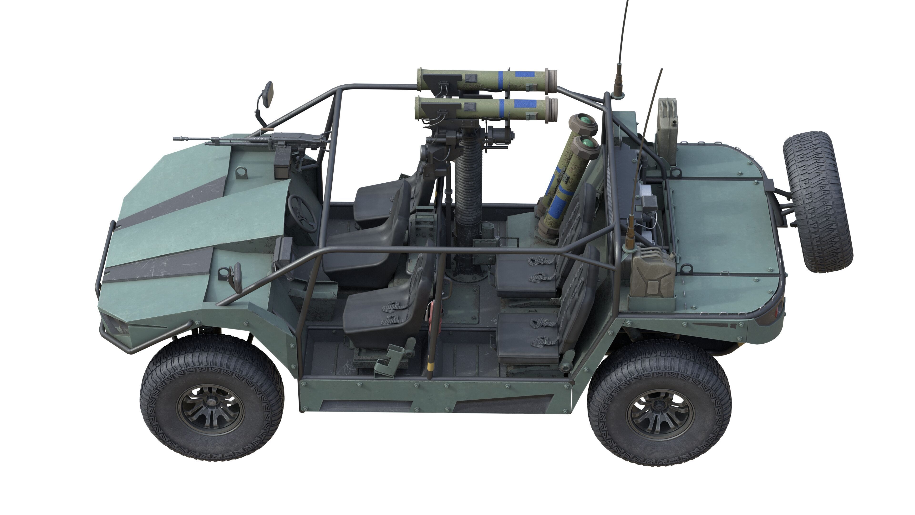 LSV MK II v101 Undrivile Low-poly 3D model_5