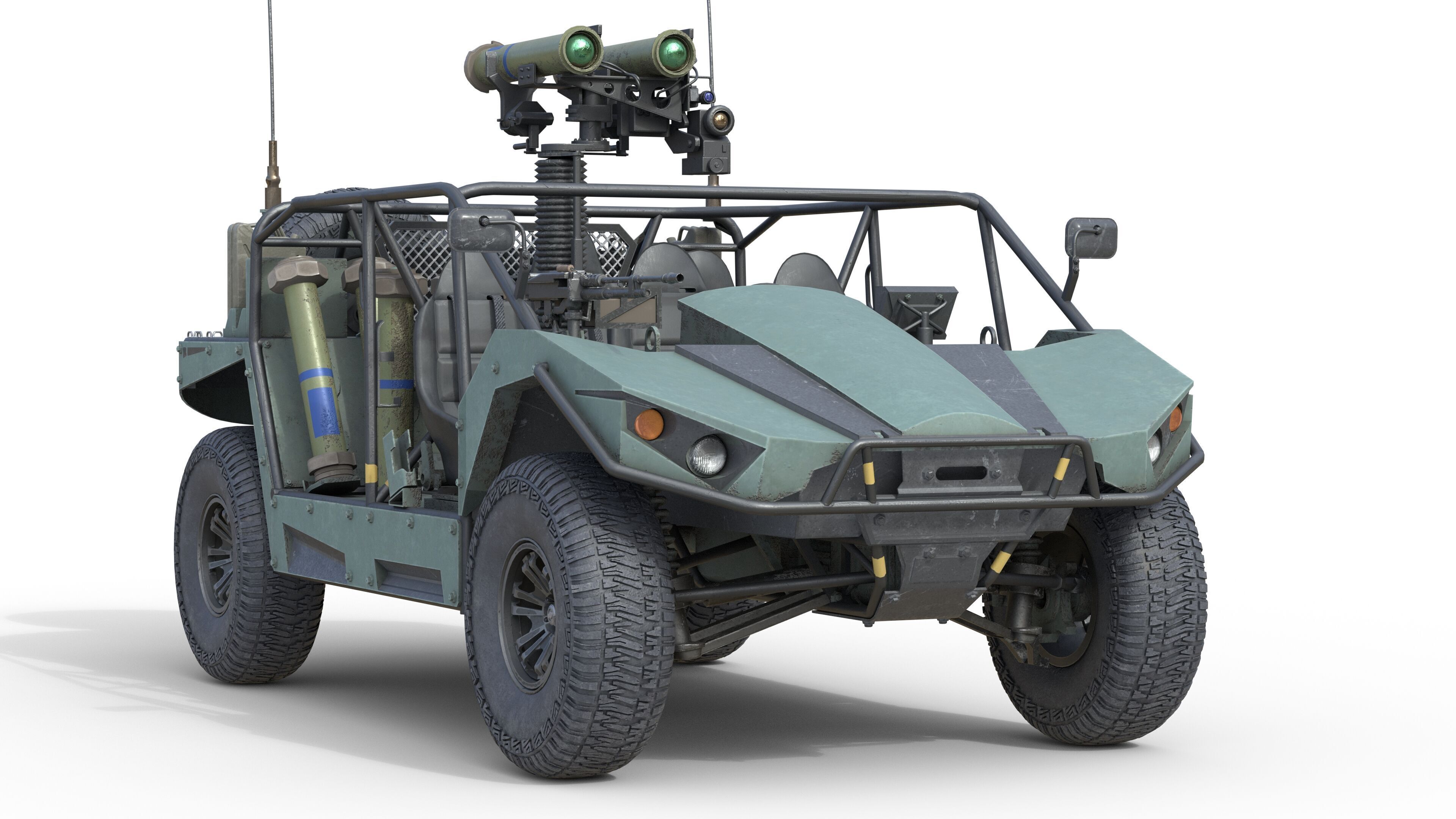 LSV MK II v101 Undrivile Low-poly 3D model_2