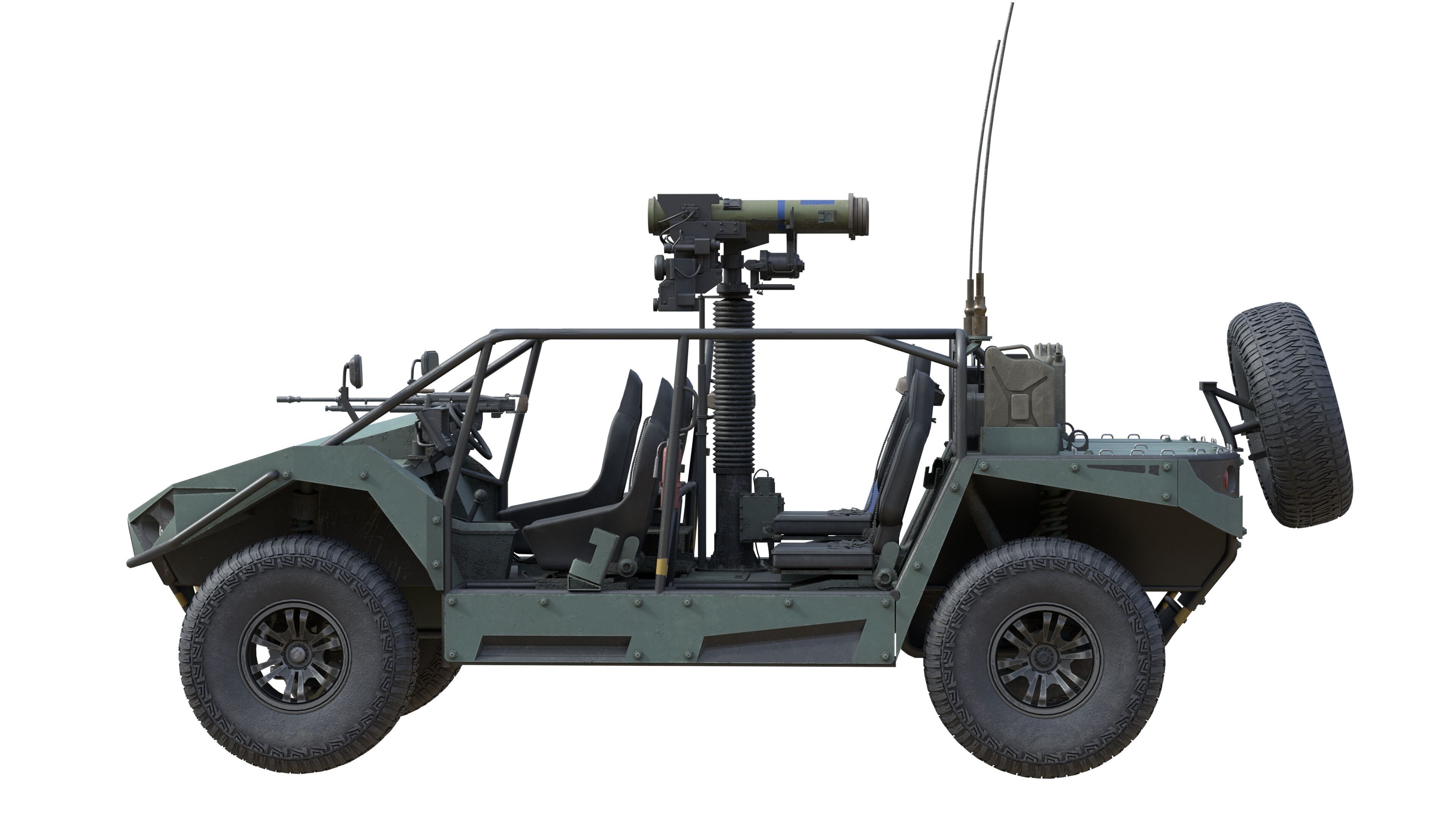 LSV MK II v101 Undrivile Low-poly 3D model_4