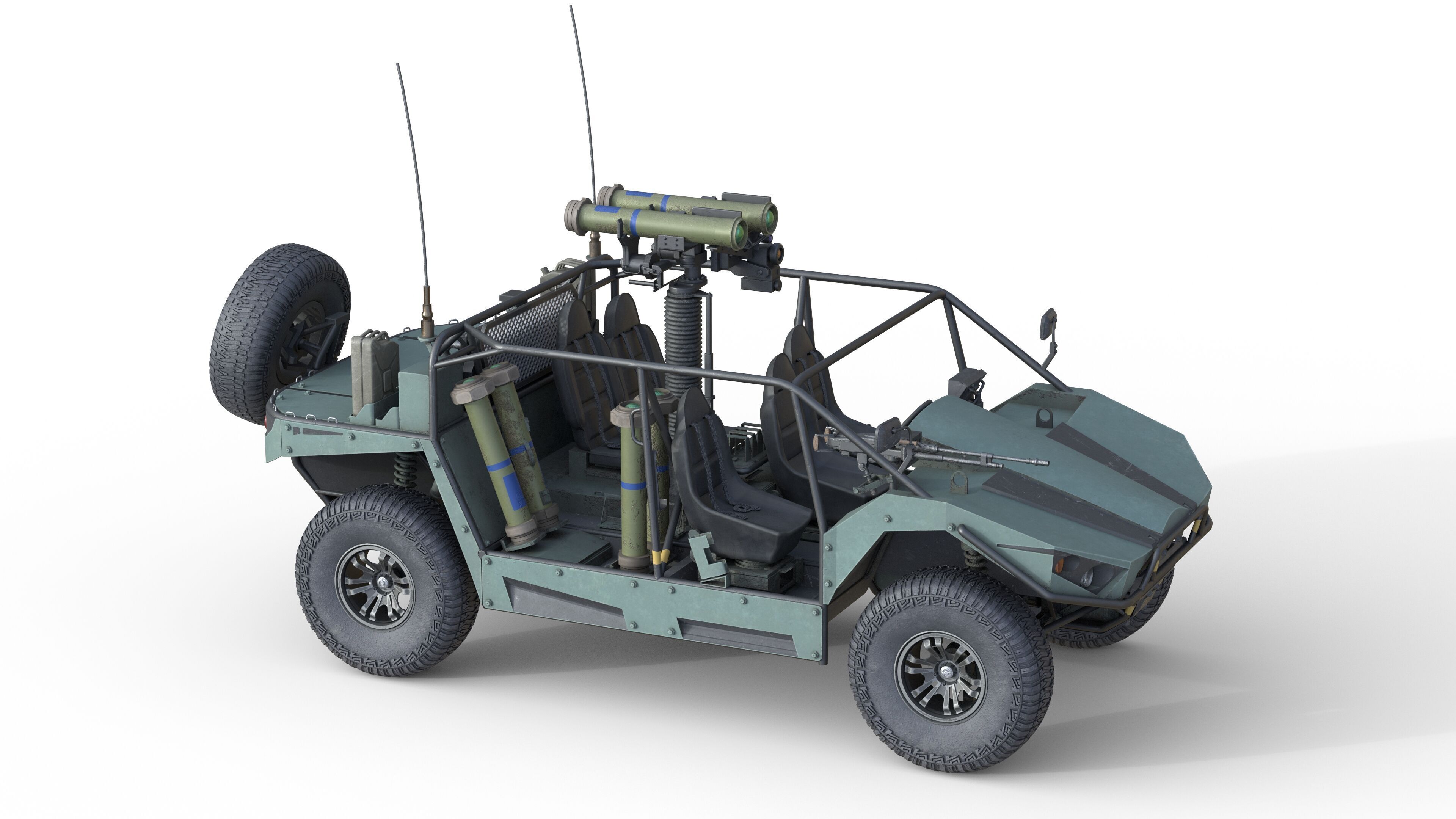 LSV MK II v101 Undrivile Low-poly 3D model_3