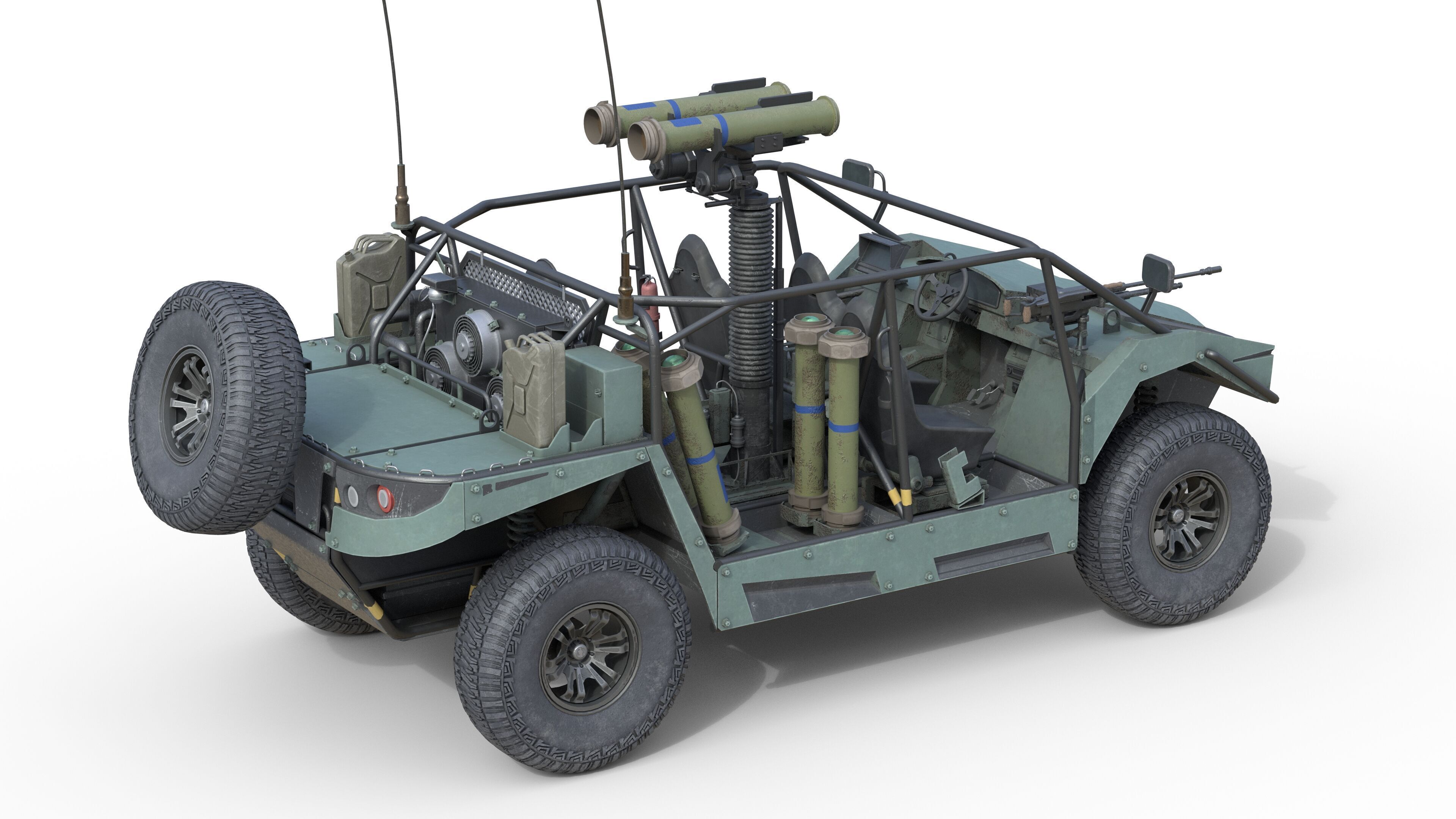 LSV MK II v101 Undrivile Low-poly 3D model_1