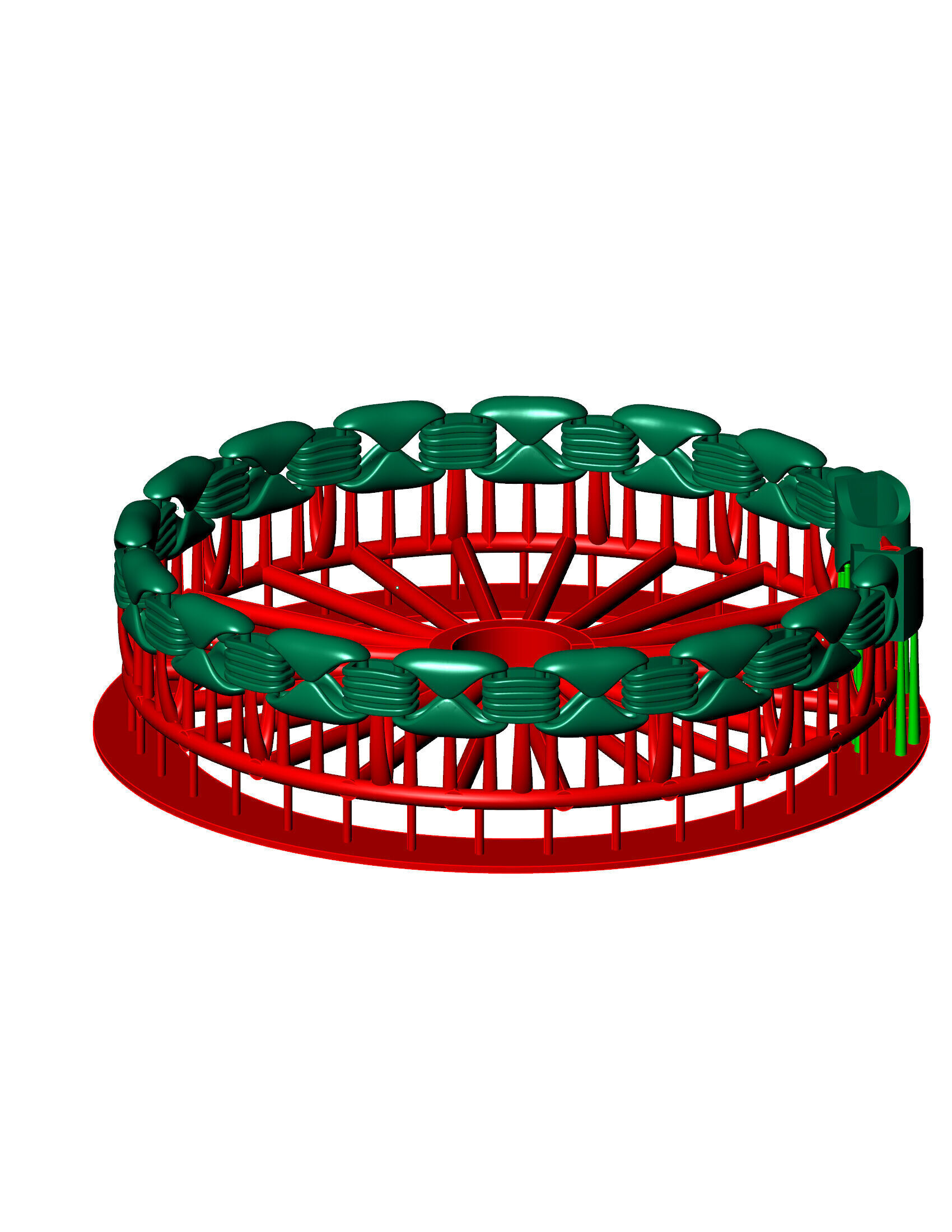 9MM SPIRAL TOP SOLD UNIQUE 3D BRACELET MODEL 3D print model_3