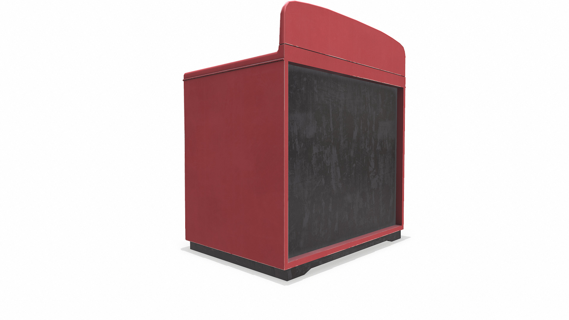 Old Vintage Stove Low-poly PBR Low-poly 3D model_7