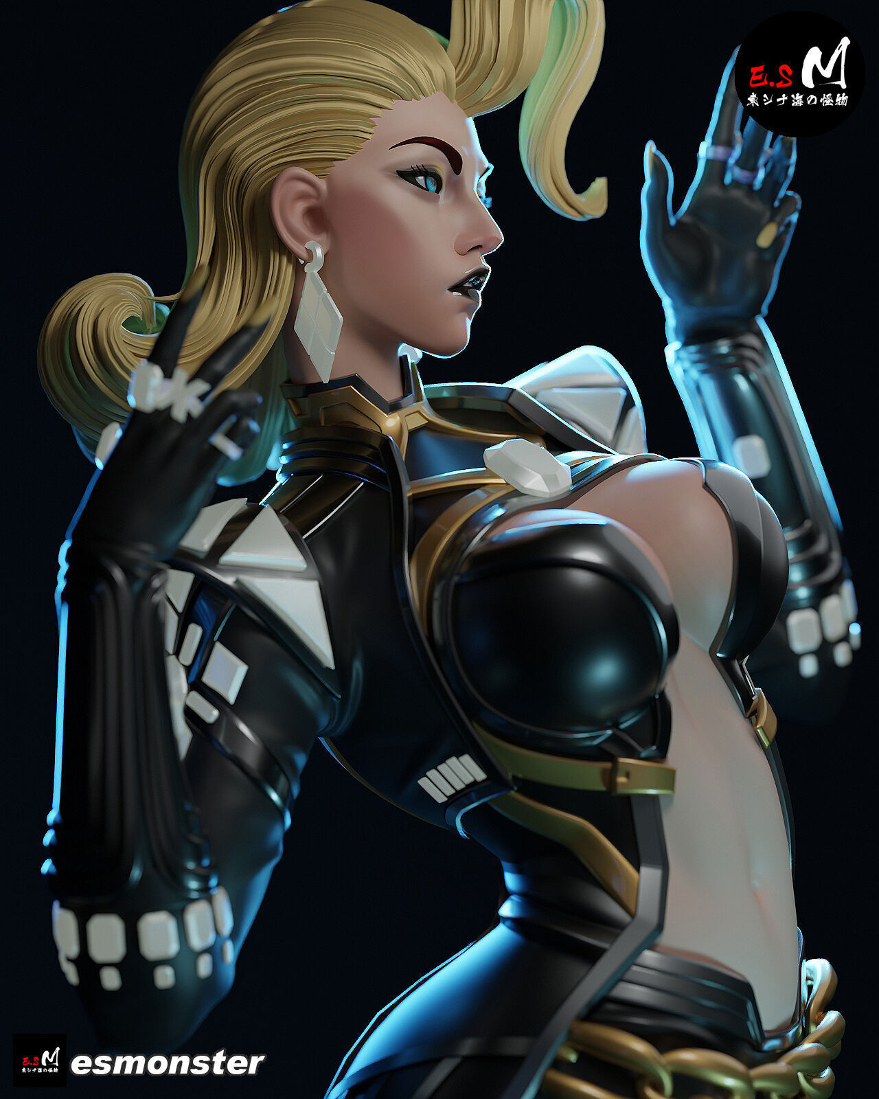 Emma Frost CHARACTER BY ESM 3D print model_31