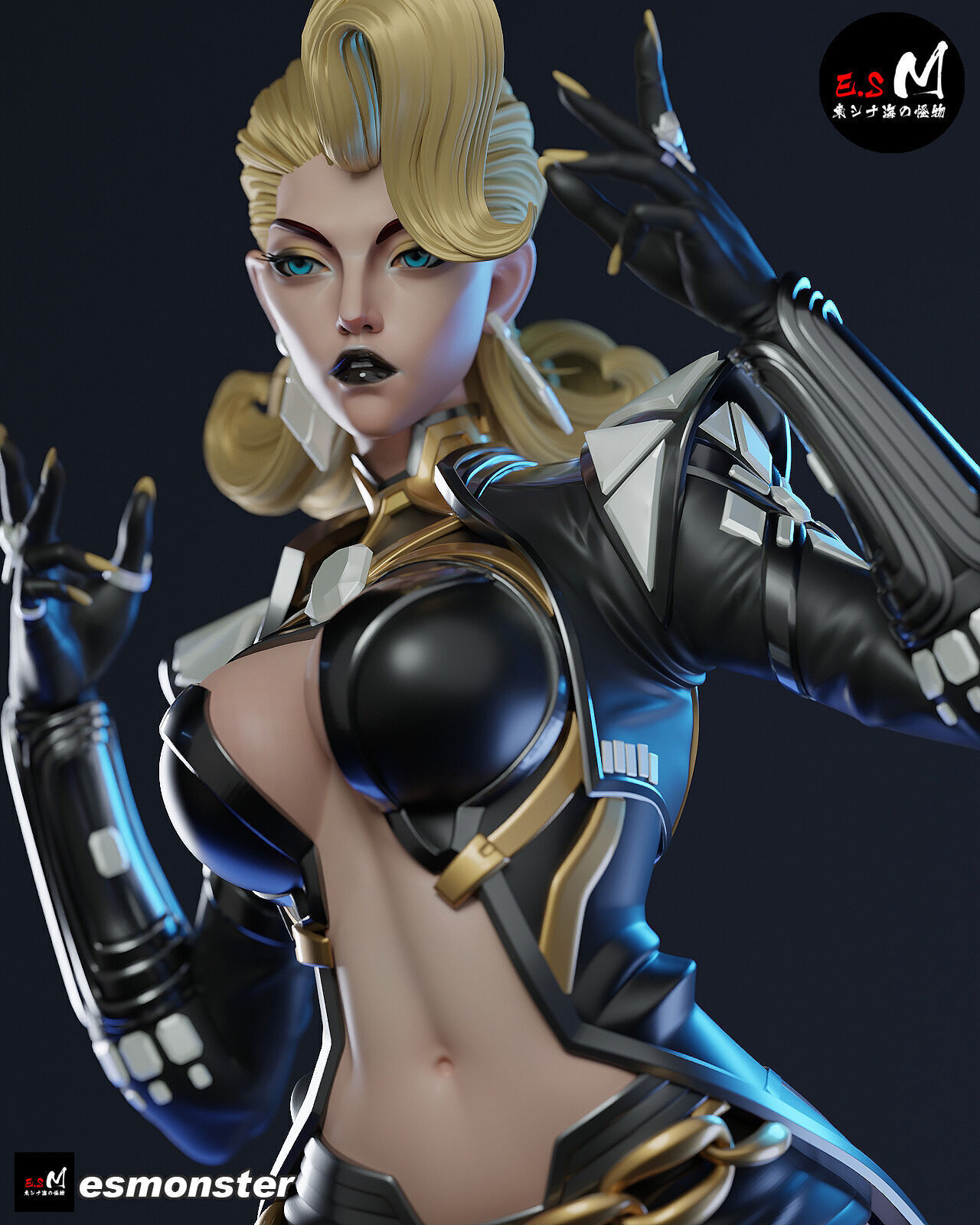 Emma Frost CHARACTER BY ESM 3D print model_24