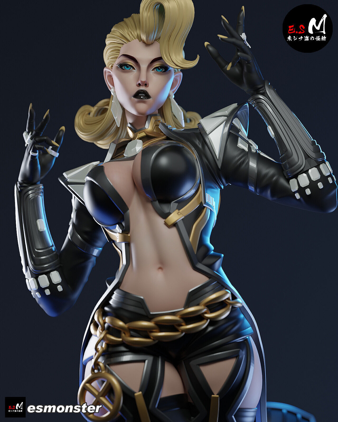 Emma Frost CHARACTER BY ESM 3D print model_10