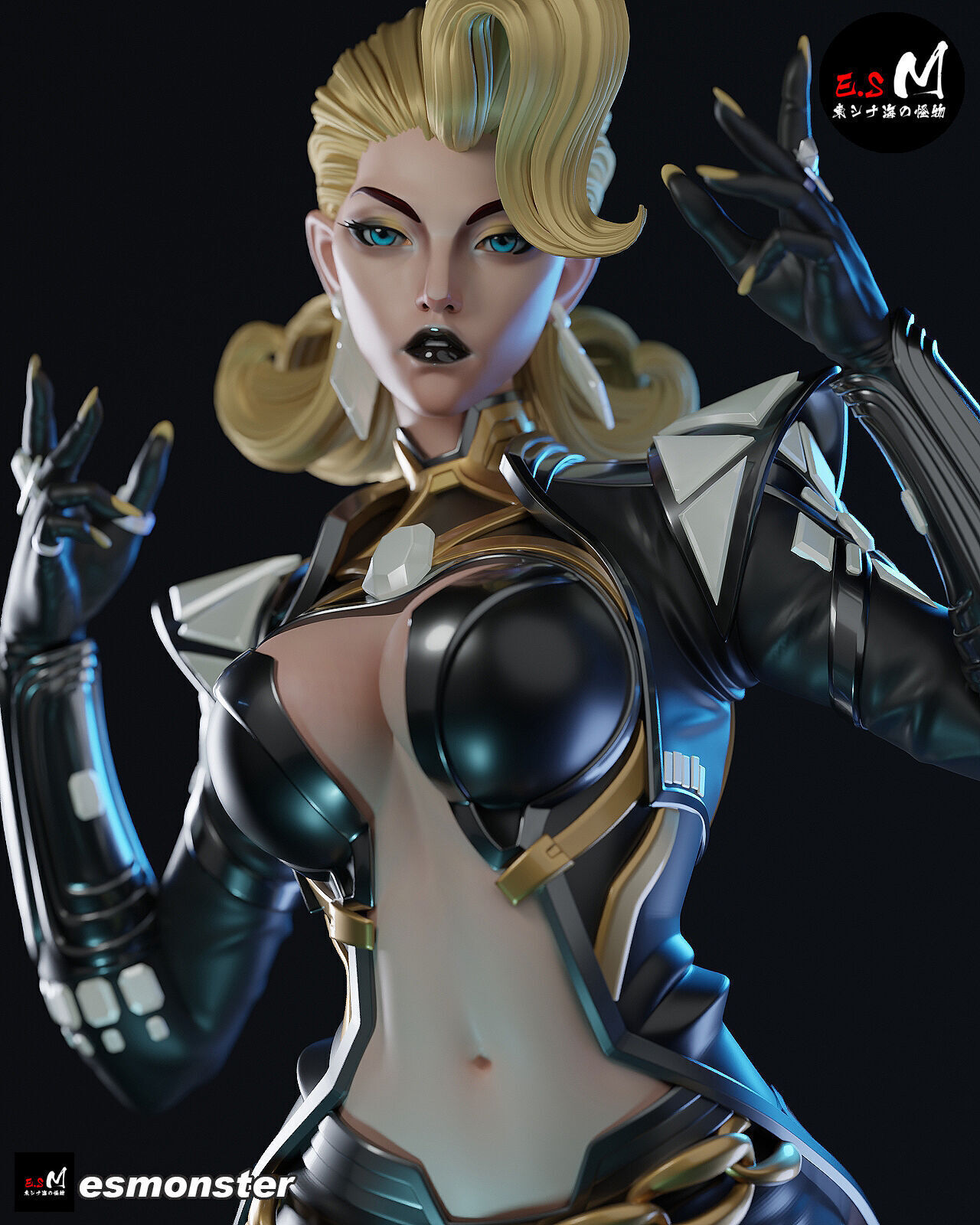 Emma Frost CHARACTER BY ESM 3D print model_36