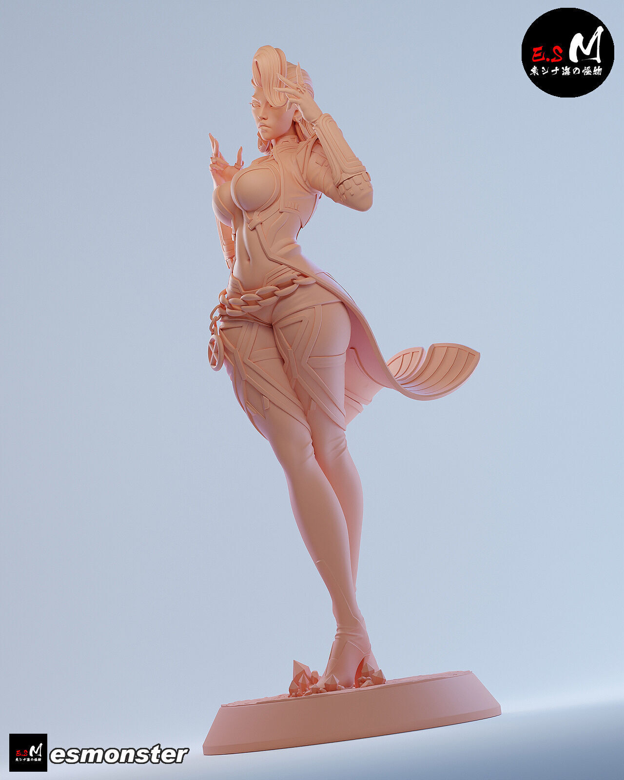 Emma Frost CHARACTER BY ESM 3D print model_48