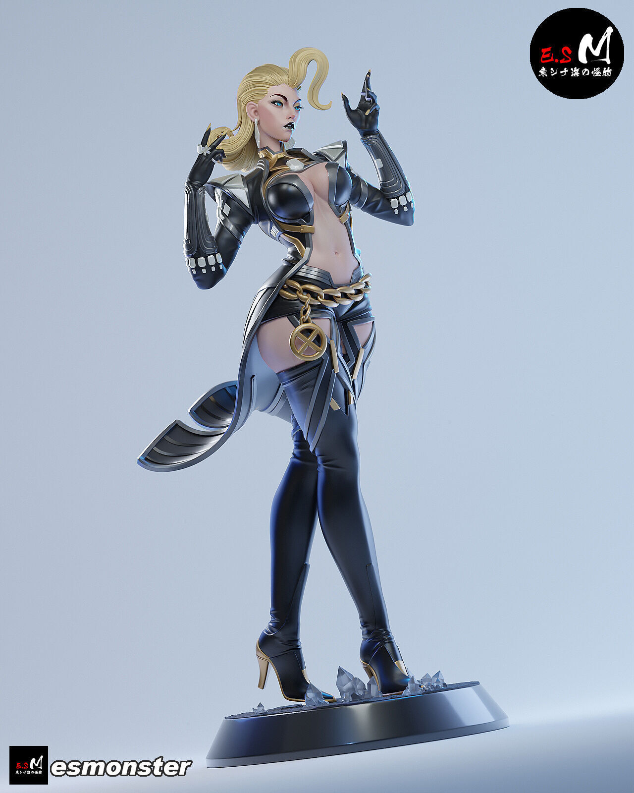 Emma Frost CHARACTER BY ESM 3D print model_2