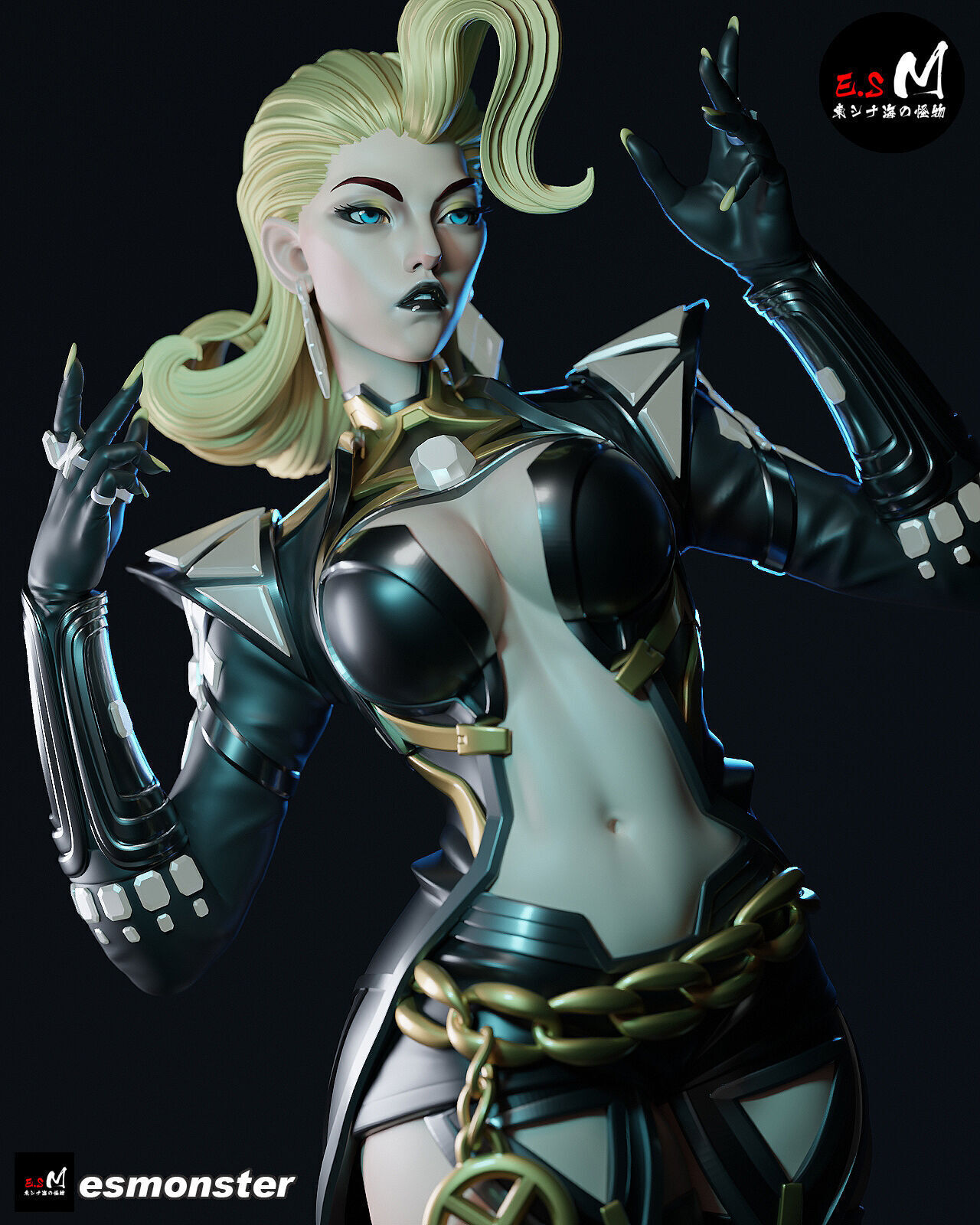 Emma Frost CHARACTER BY ESM 3D print model_28