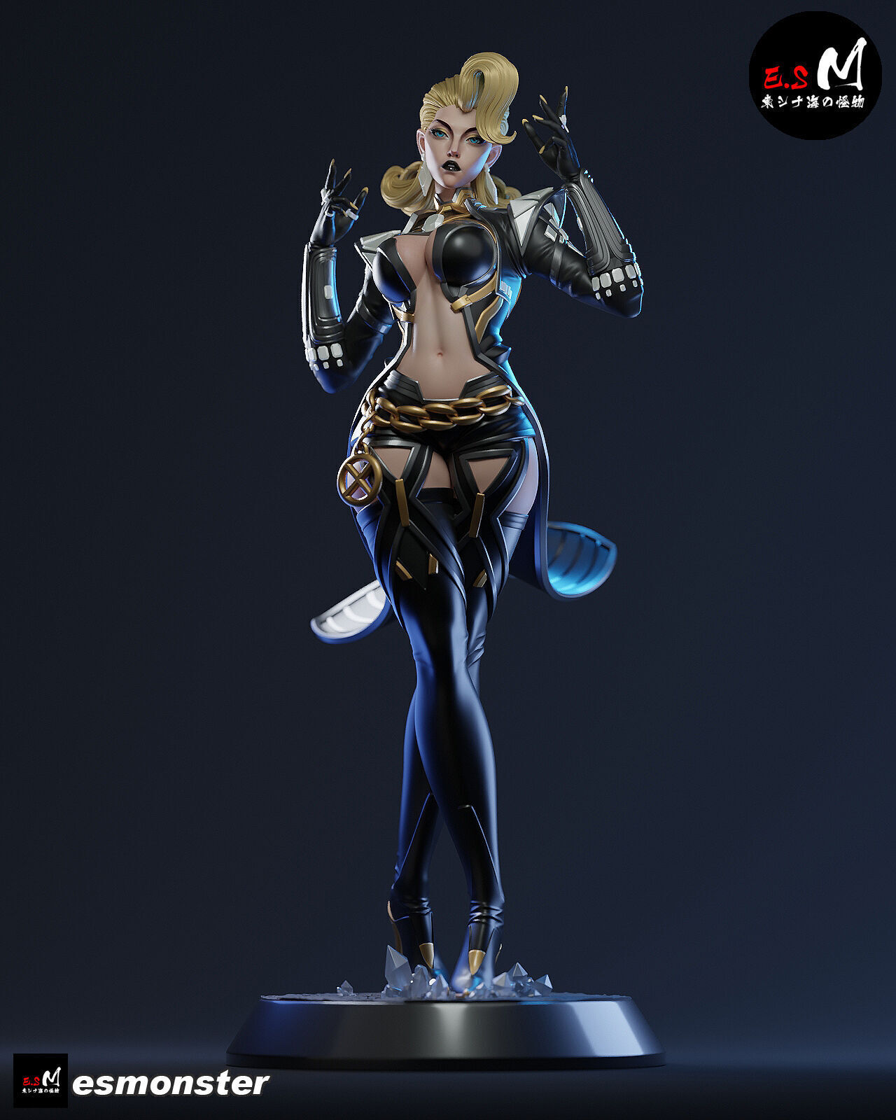 Emma Frost CHARACTER BY ESM 3D print model_11