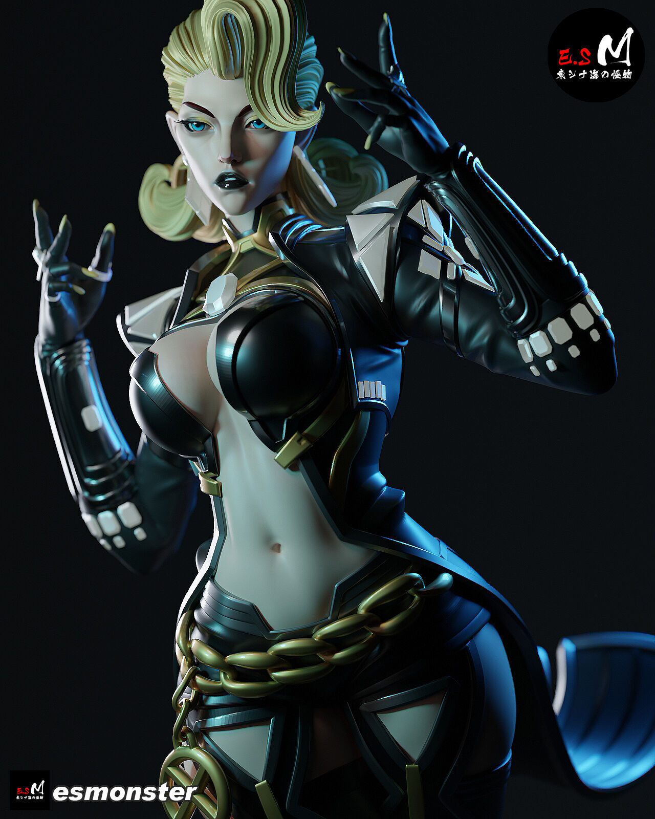 Emma Frost CHARACTER BY ESM 3D print model_25