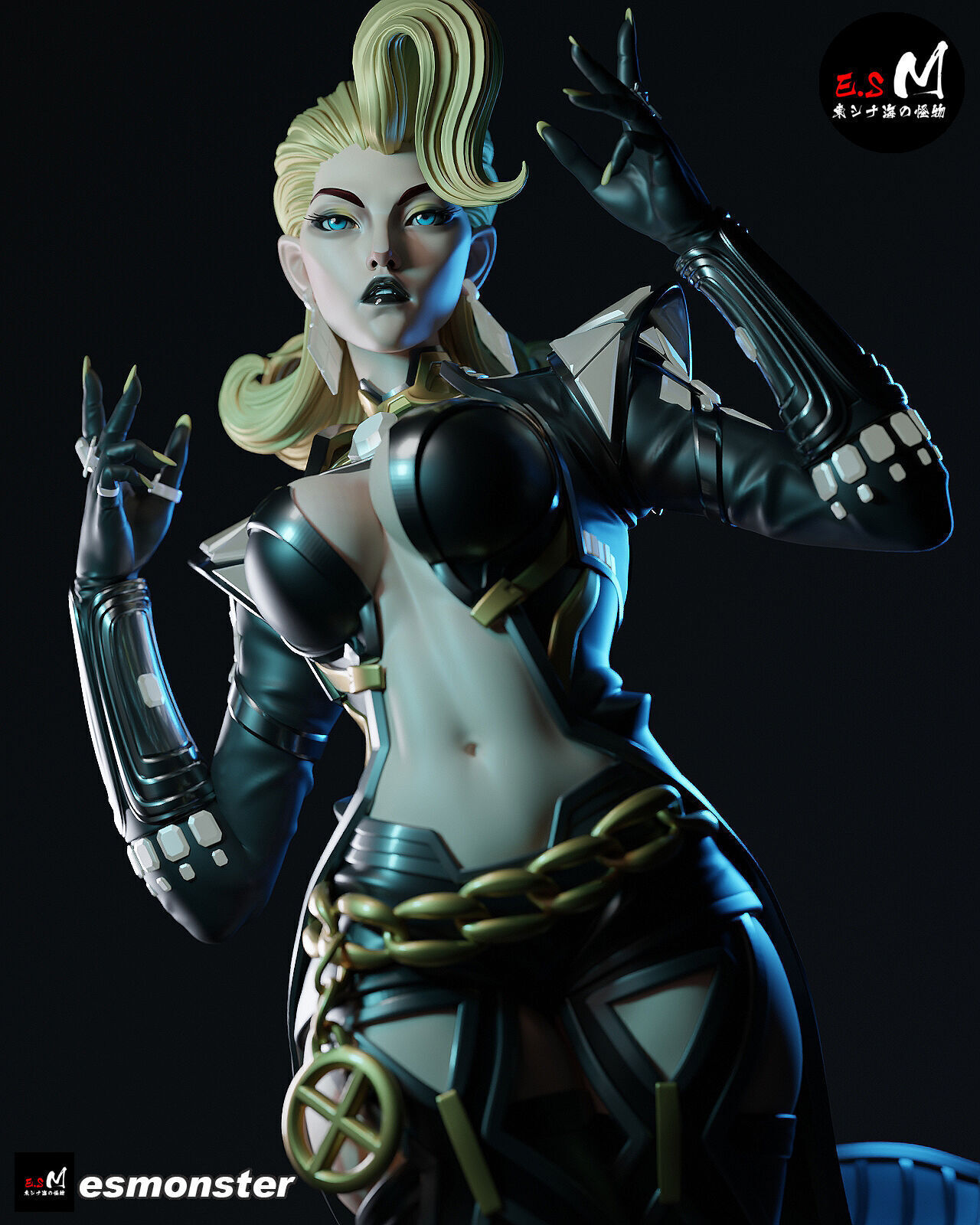 Emma Frost CHARACTER BY ESM 3D print model_26