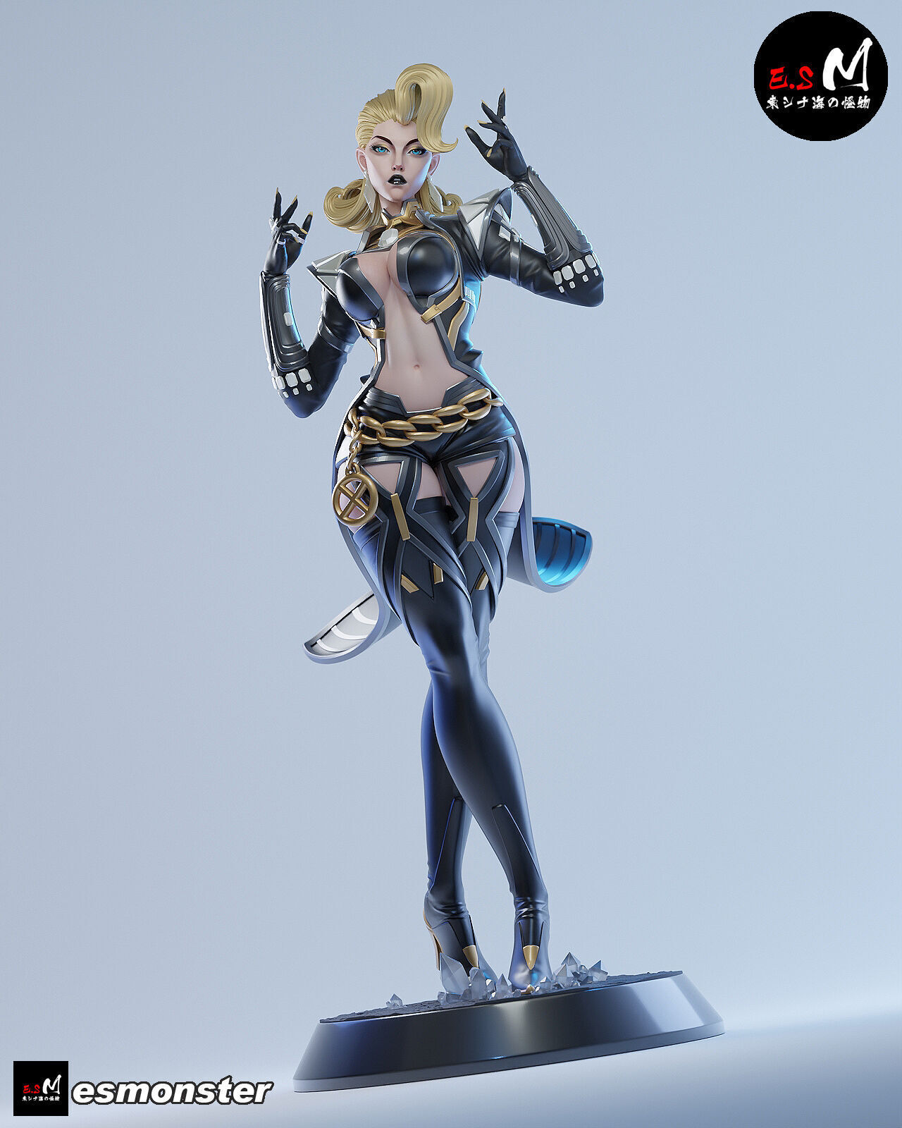 Emma Frost CHARACTER BY ESM 3D print model_1