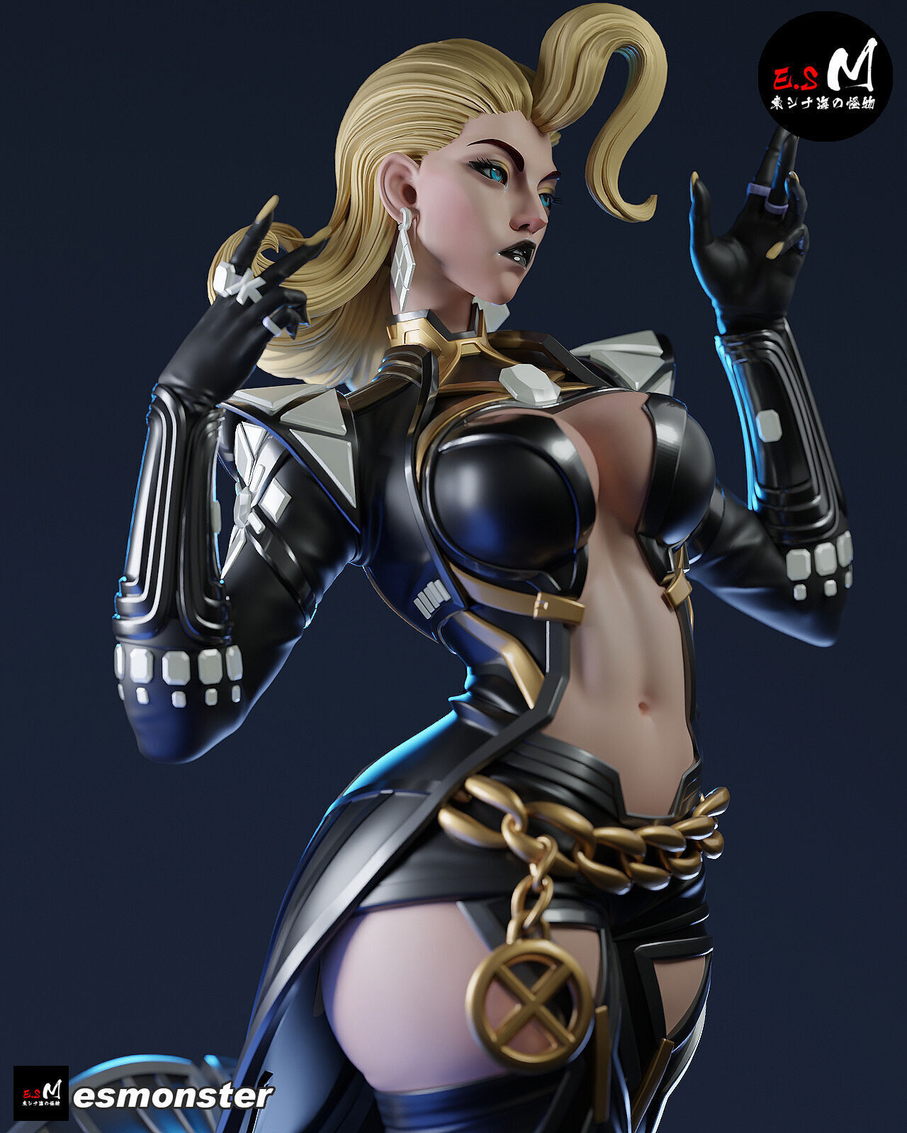 Emma Frost CHARACTER BY ESM 3D print model_18