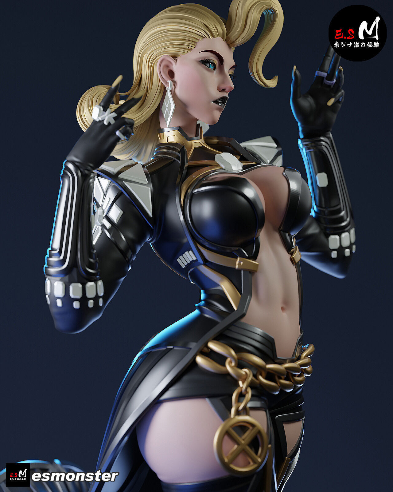 Emma Frost CHARACTER BY ESM 3D print model_16