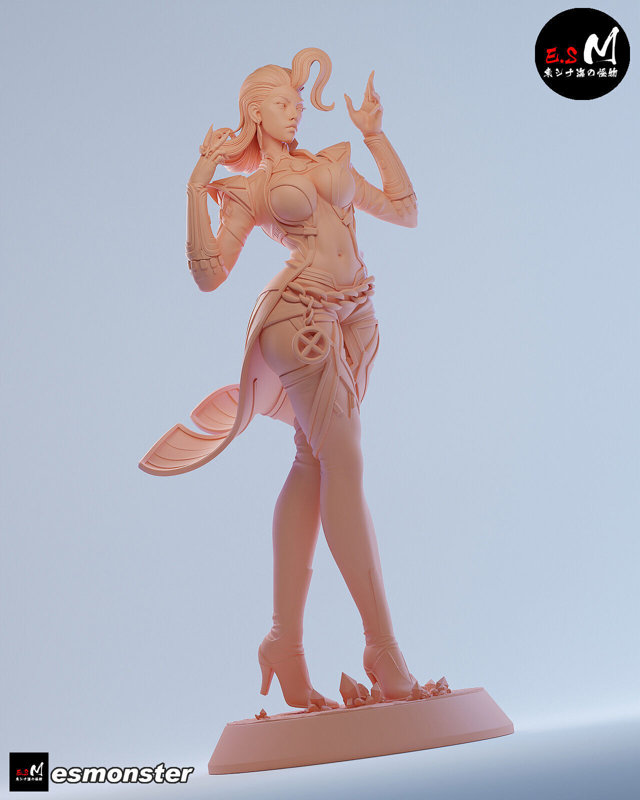 Emma Frost CHARACTER BY ESM 3D print model_41