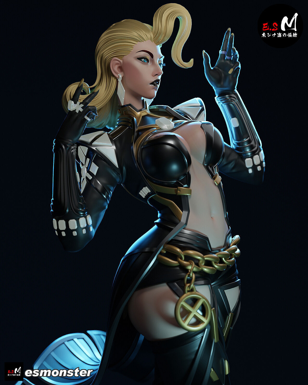 Emma Frost CHARACTER BY ESM 3D print model_33