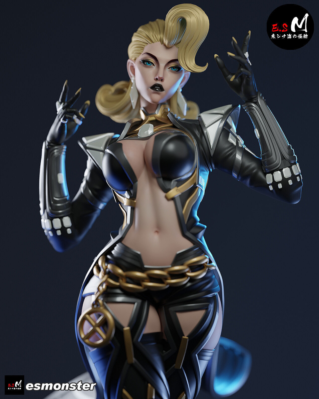 Emma Frost CHARACTER BY ESM 3D print model_13