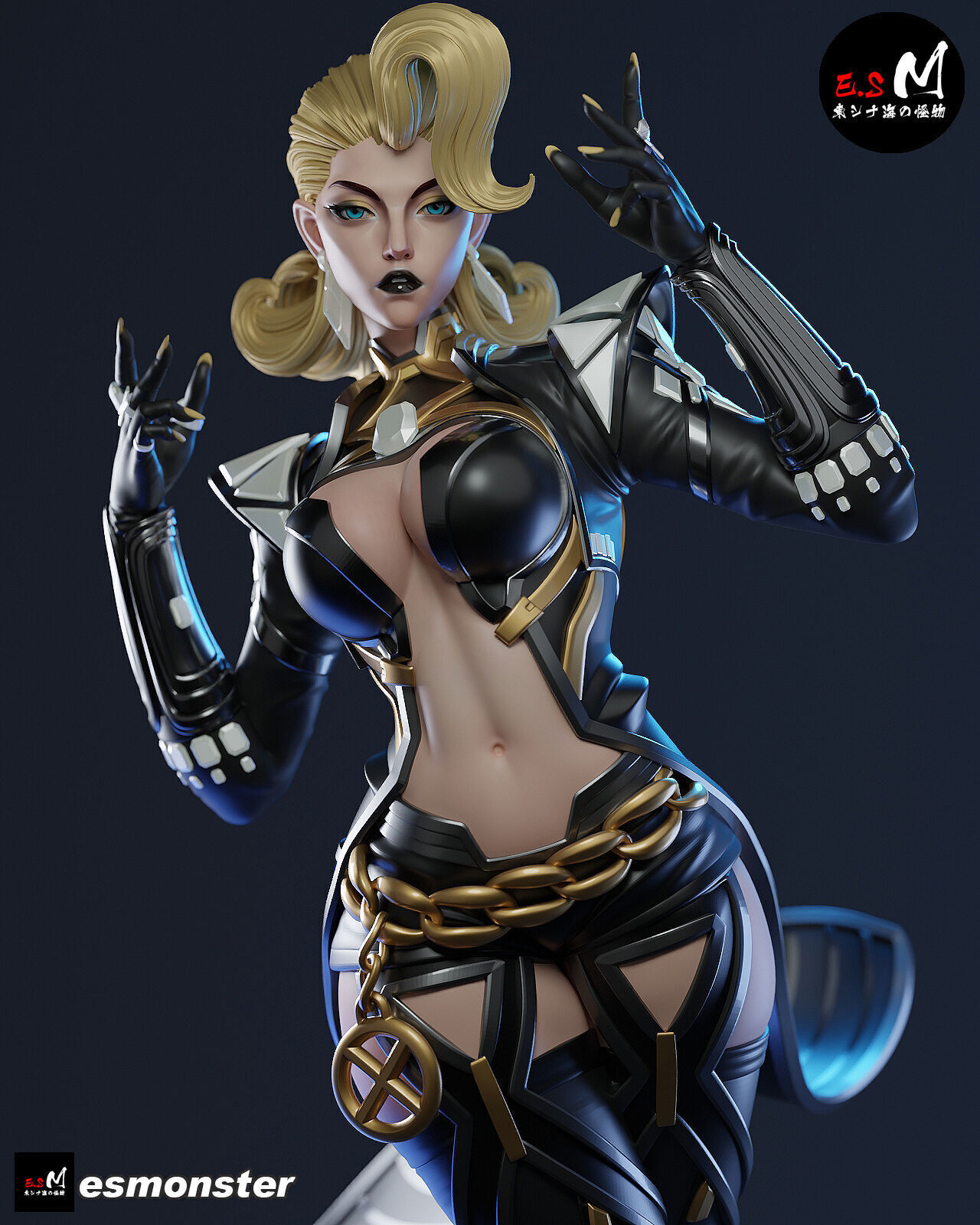 Emma Frost CHARACTER BY ESM 3D print model_21