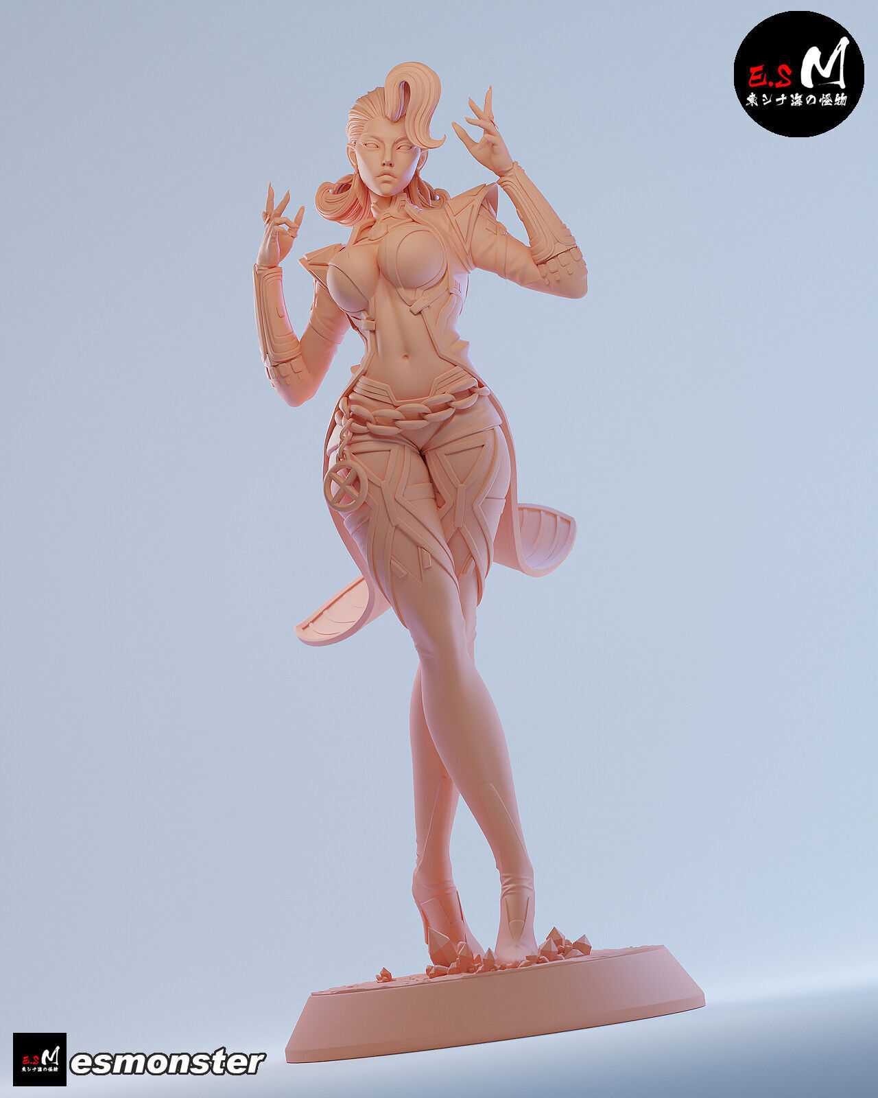 Emma Frost CHARACTER BY ESM 3D print model_40