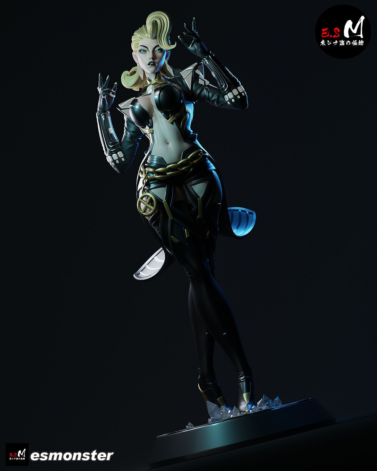 Emma Frost CHARACTER BY ESM 3D print model_27