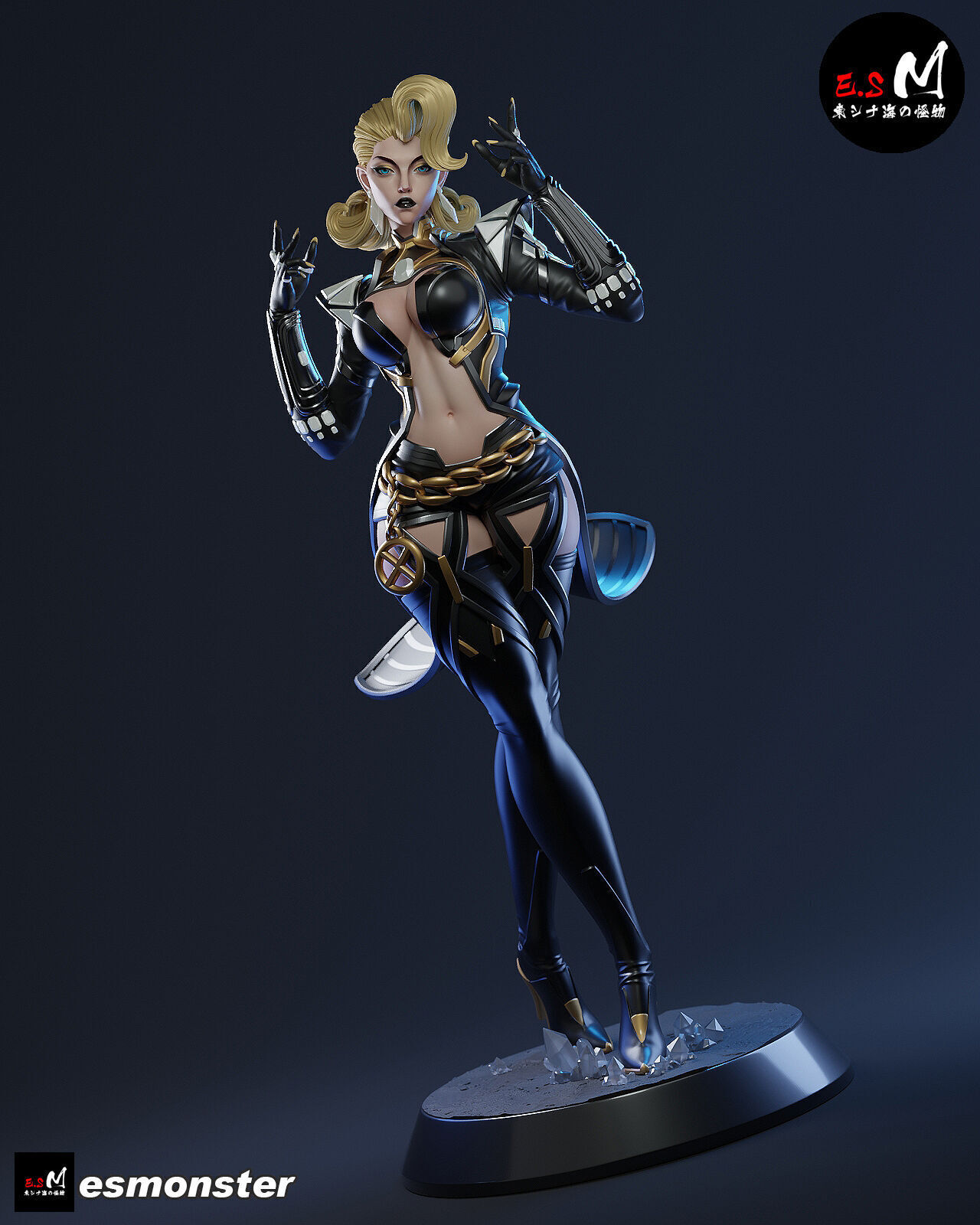 Emma Frost CHARACTER BY ESM 3D print model_22