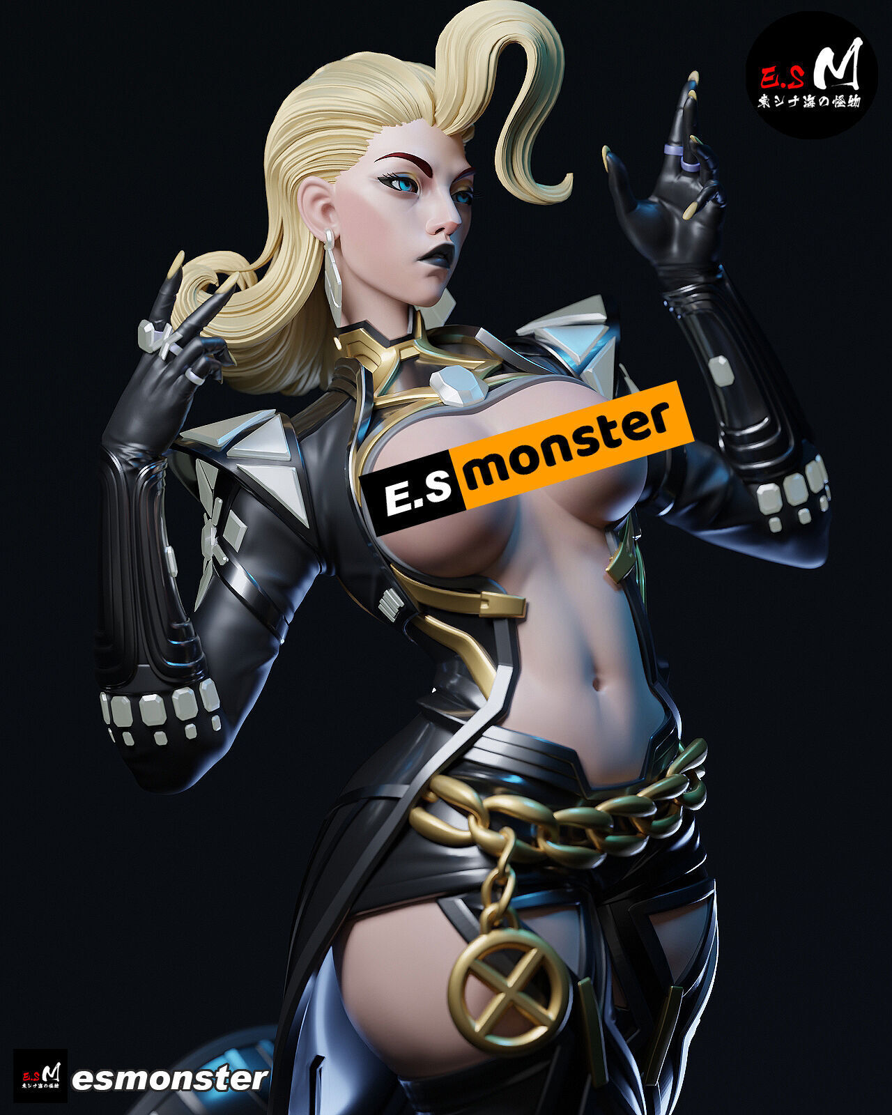 Emma Frost CHARACTER BY ESM 3D print model_37