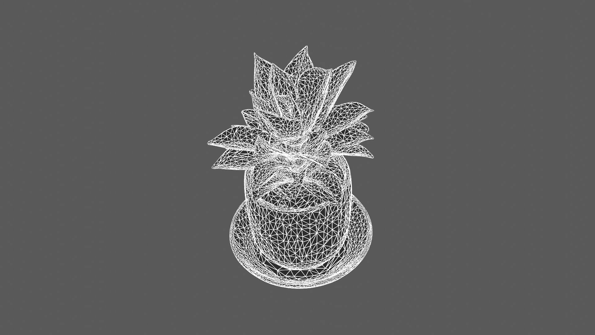 Modern Green Potted Plant 3D Model 3D model_9