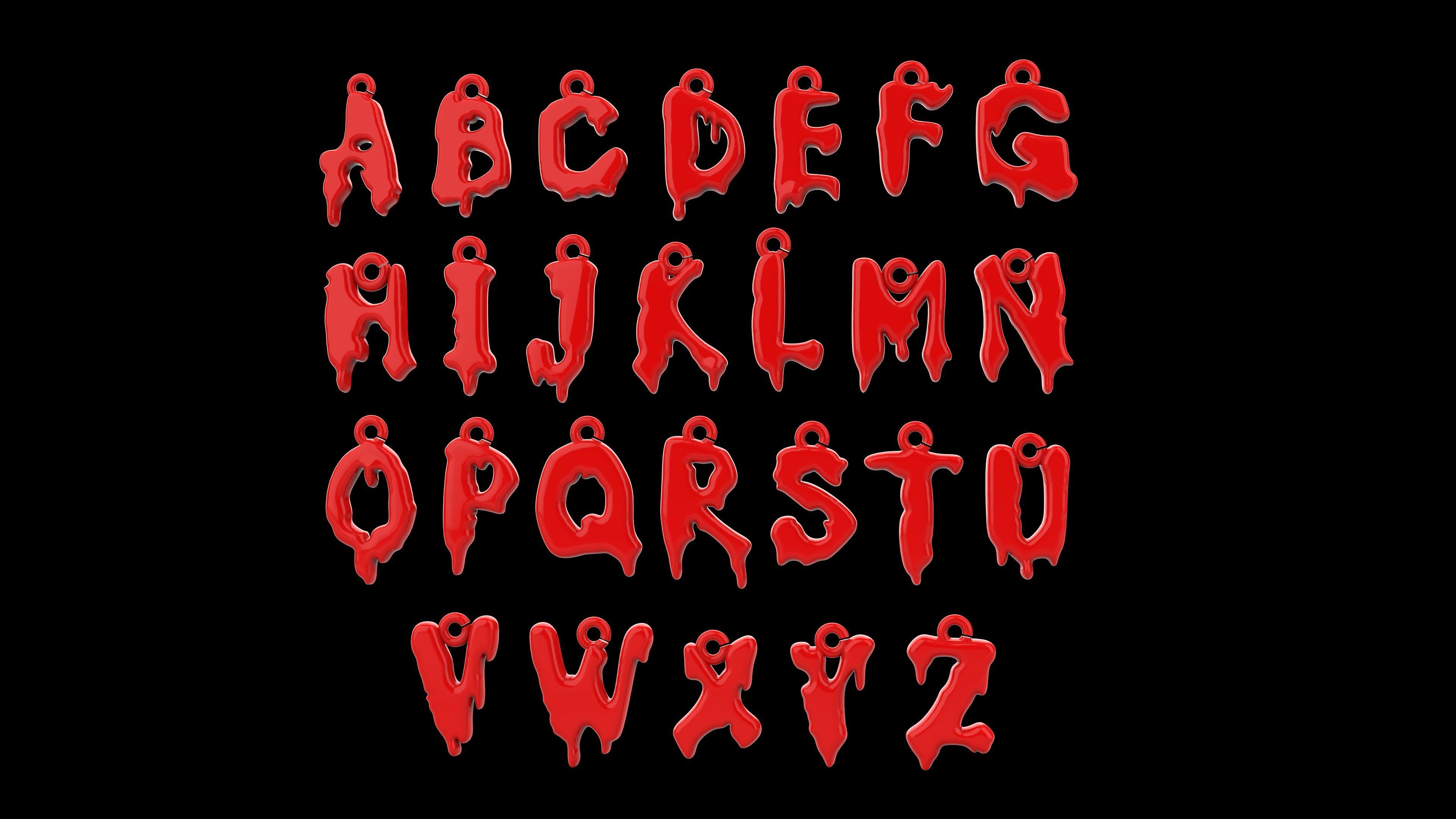 a100-131-pen-alphabet 3D print model_11