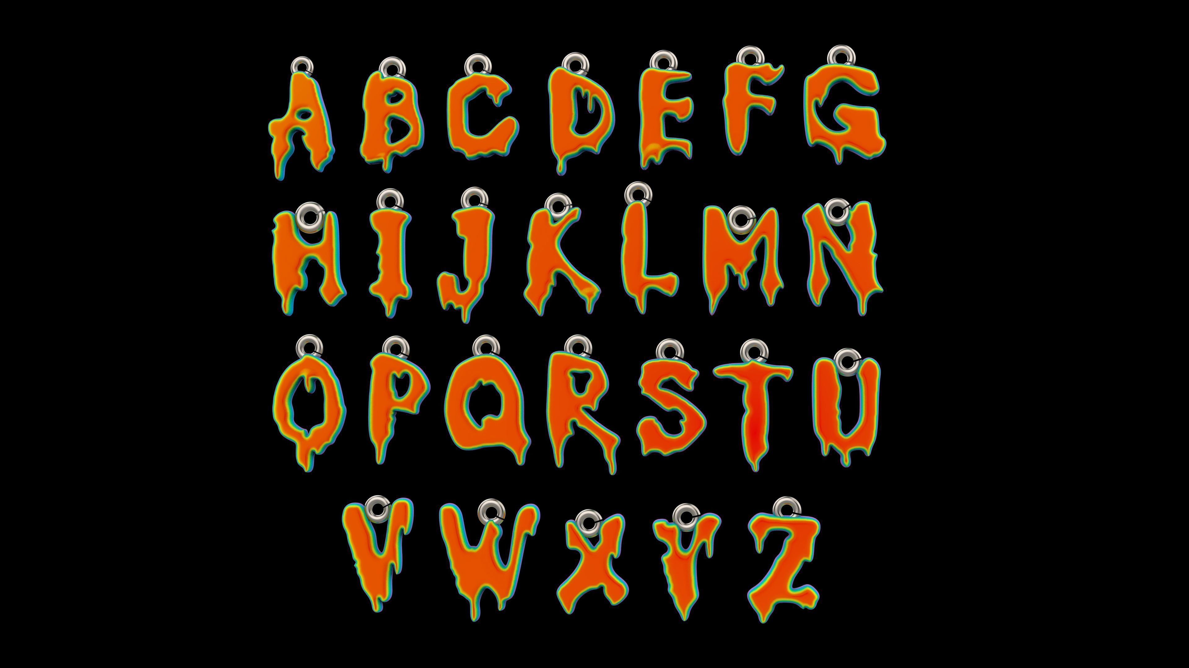 a100-131-pen-alphabet 3D print model_13