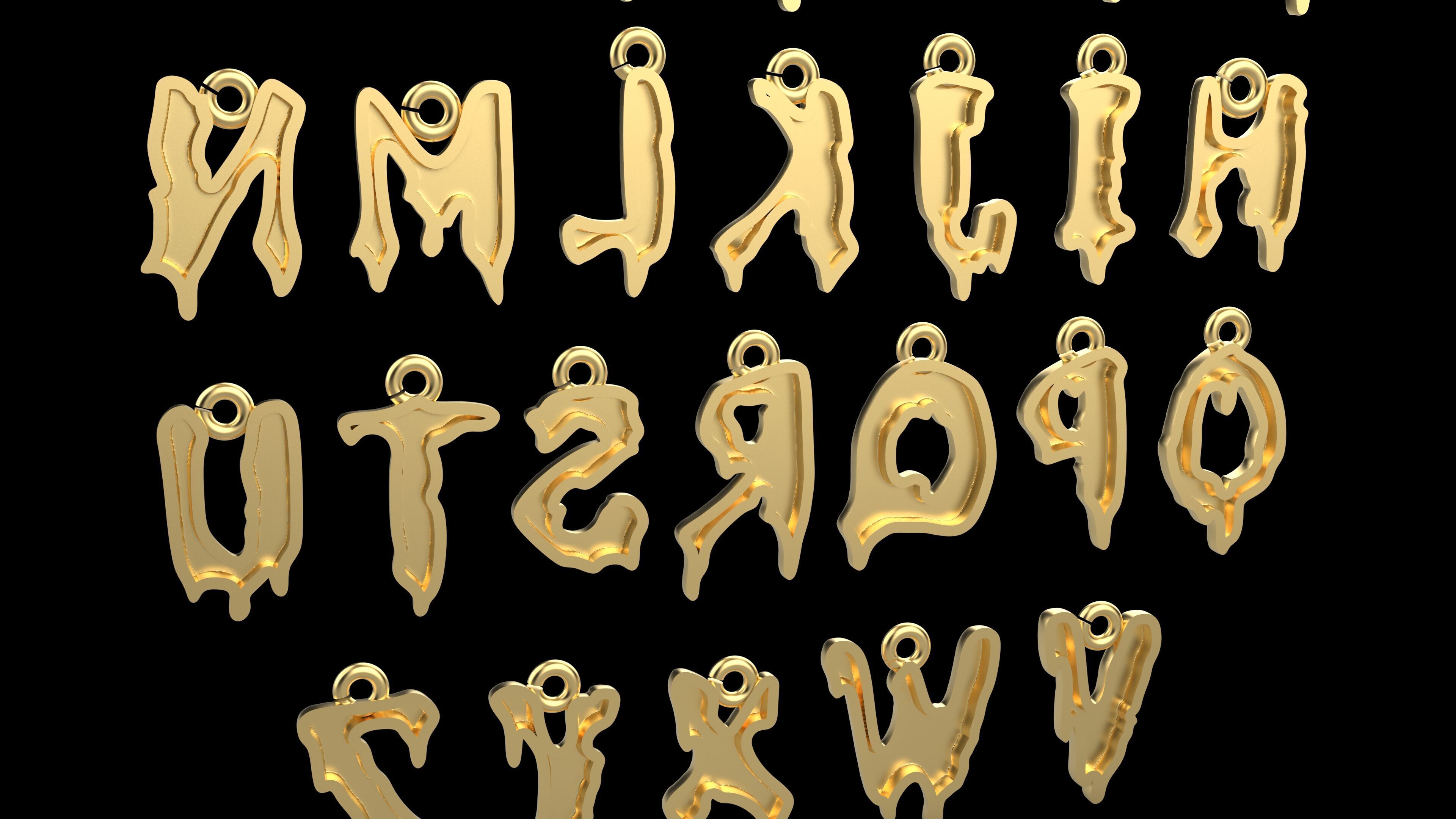 a100-131-pen-alphabet 3D print model_14