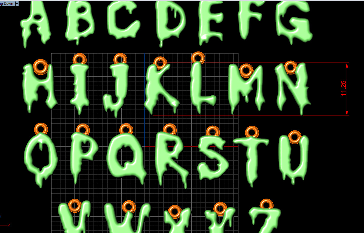 a100-131-pen-alphabet 3D print model_10