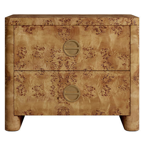 Warwick Bedside Table by Soho Home 3D model