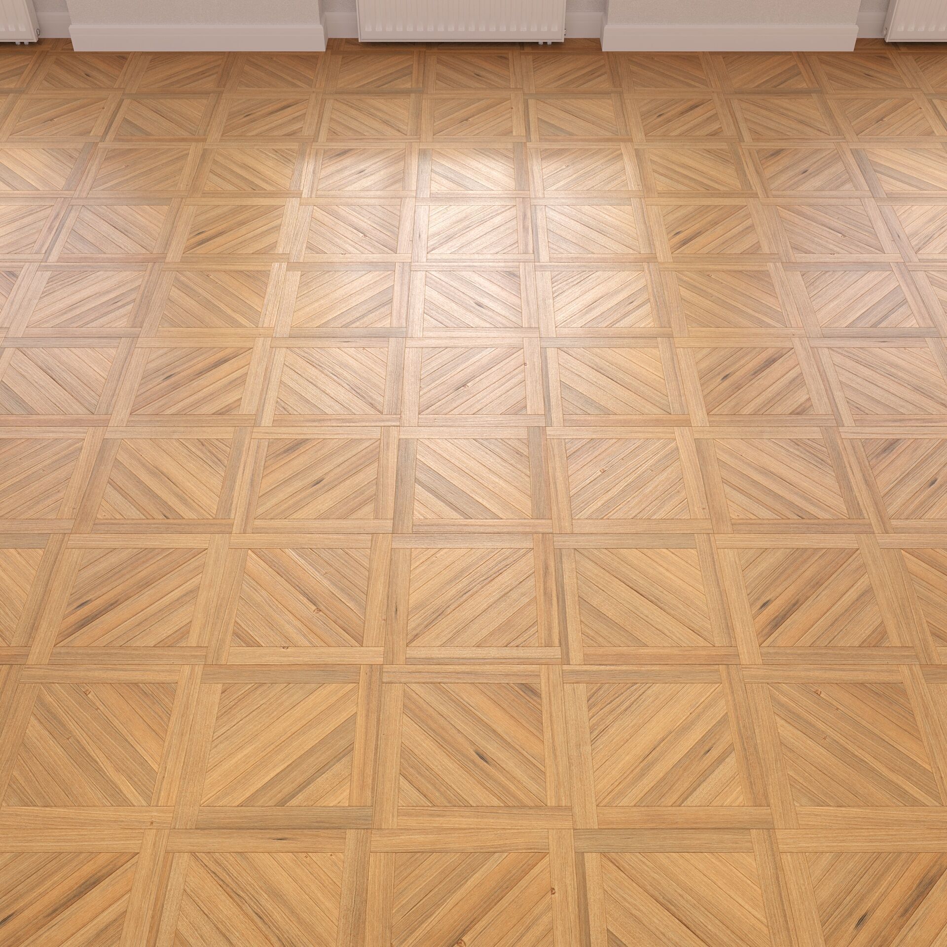 Parquet - Laminate - Wooden floor 4 in 1 Low-poly 3D model_10