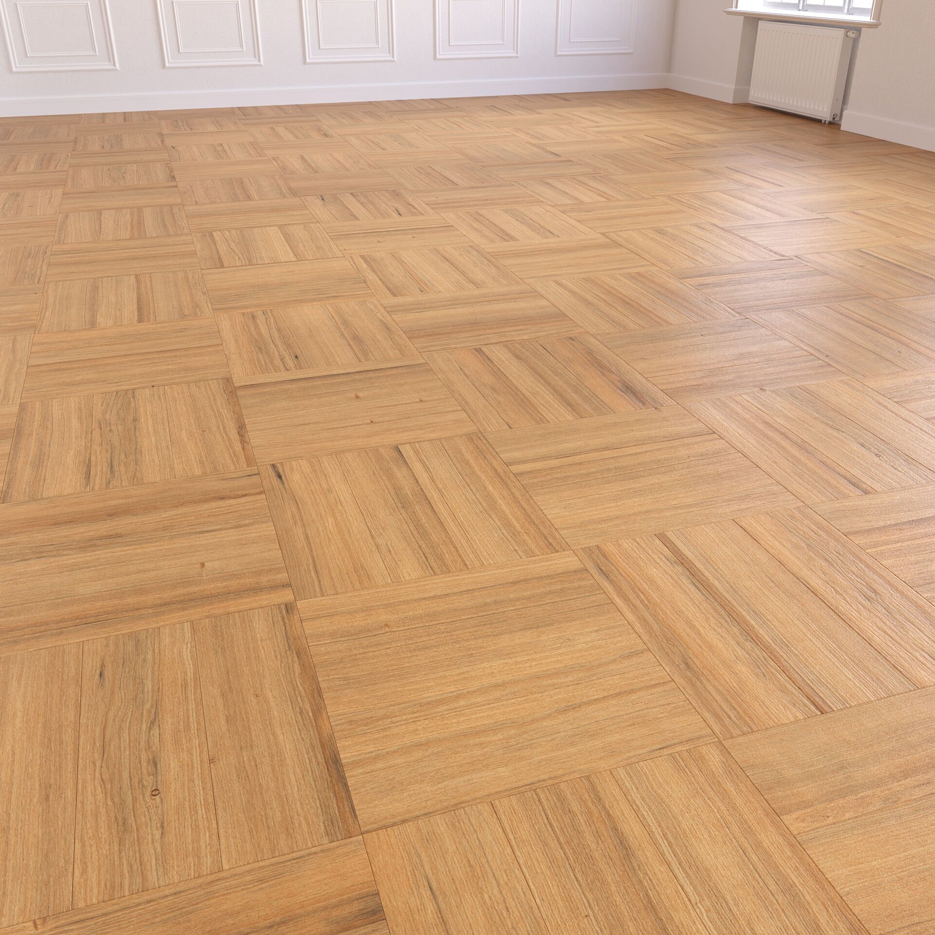 Parquet - Laminate - Wooden floor 4 in 1 Low-poly 3D model_5