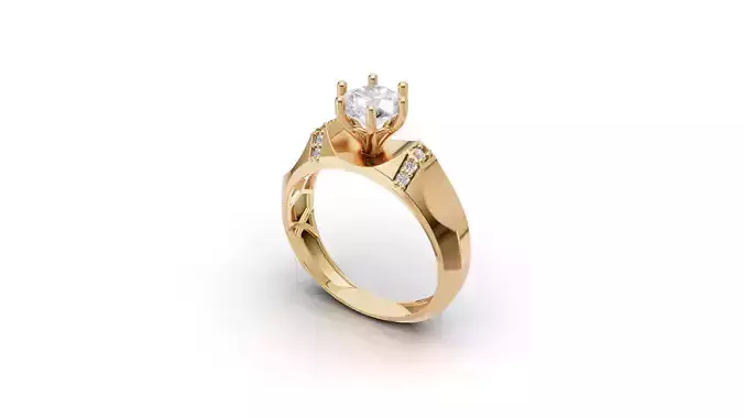 Solitaire Ring 06