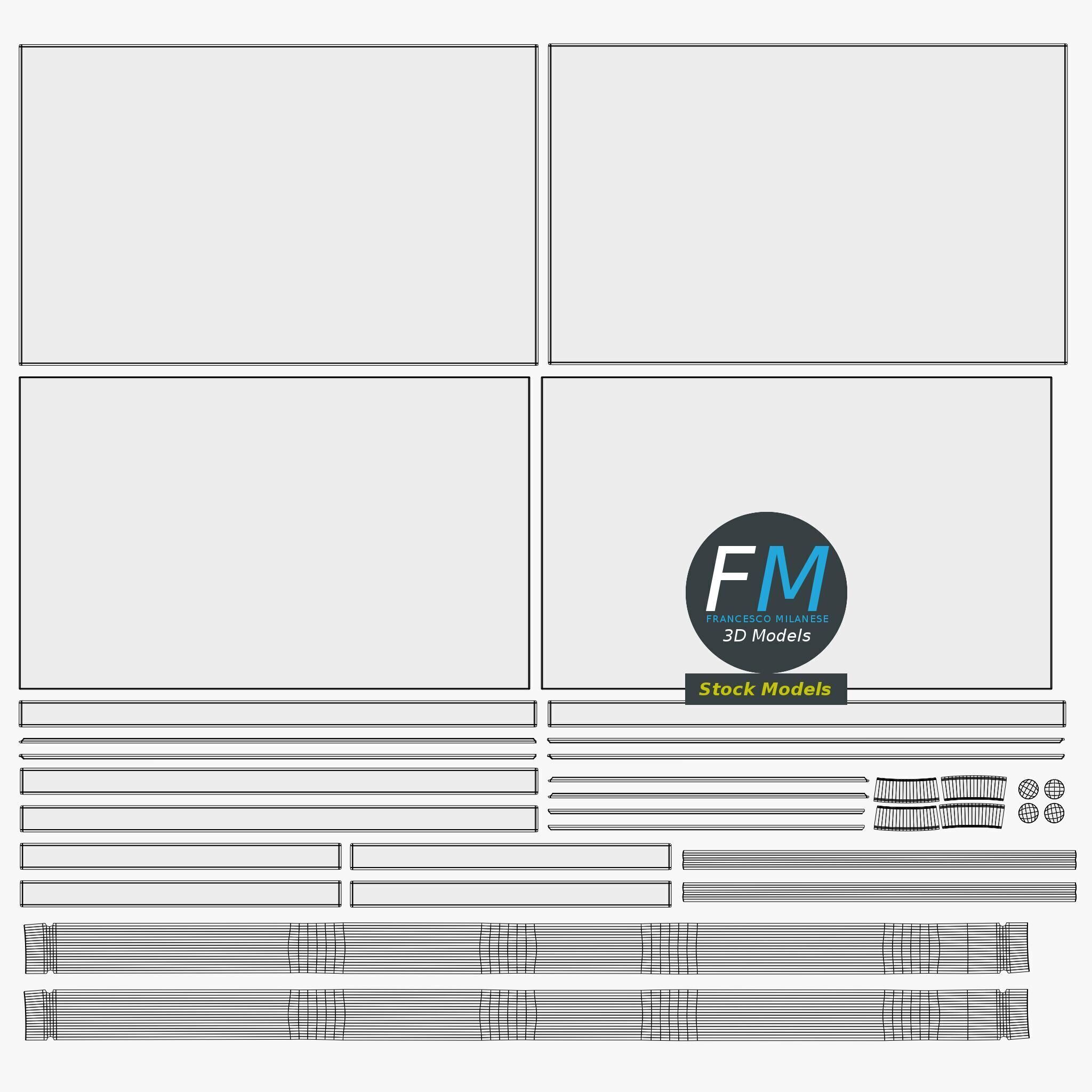 Two-step medical examination stool 3D model_11