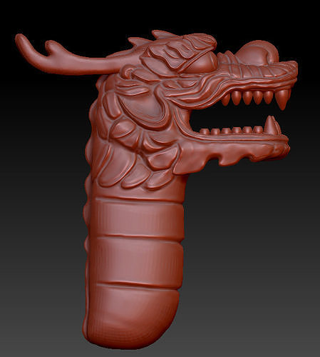 Korean warship Geobukseon Turtle Ship - head 3D print model