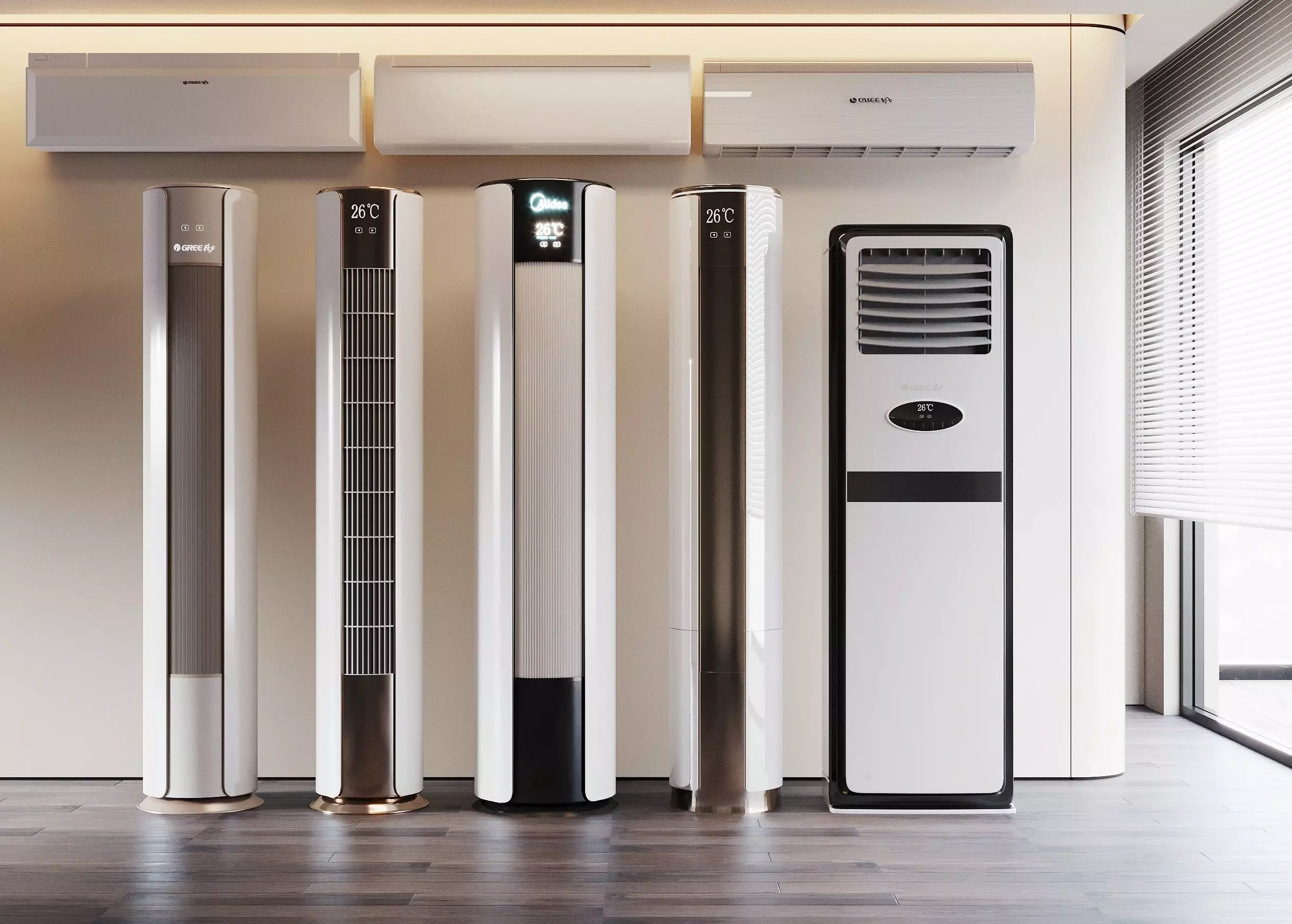 air conditioner 3D model_0