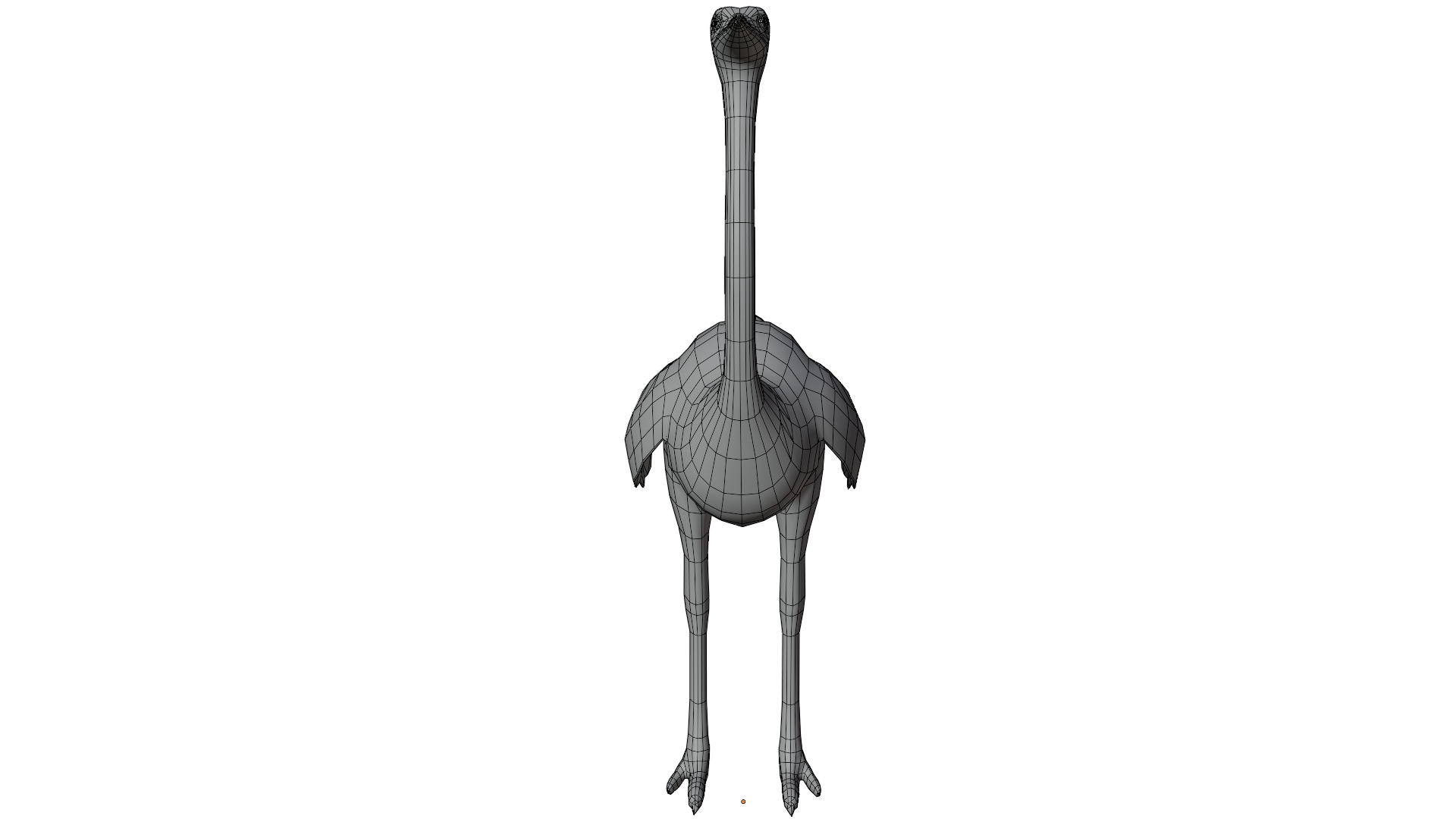 Ostrich 3D model_16