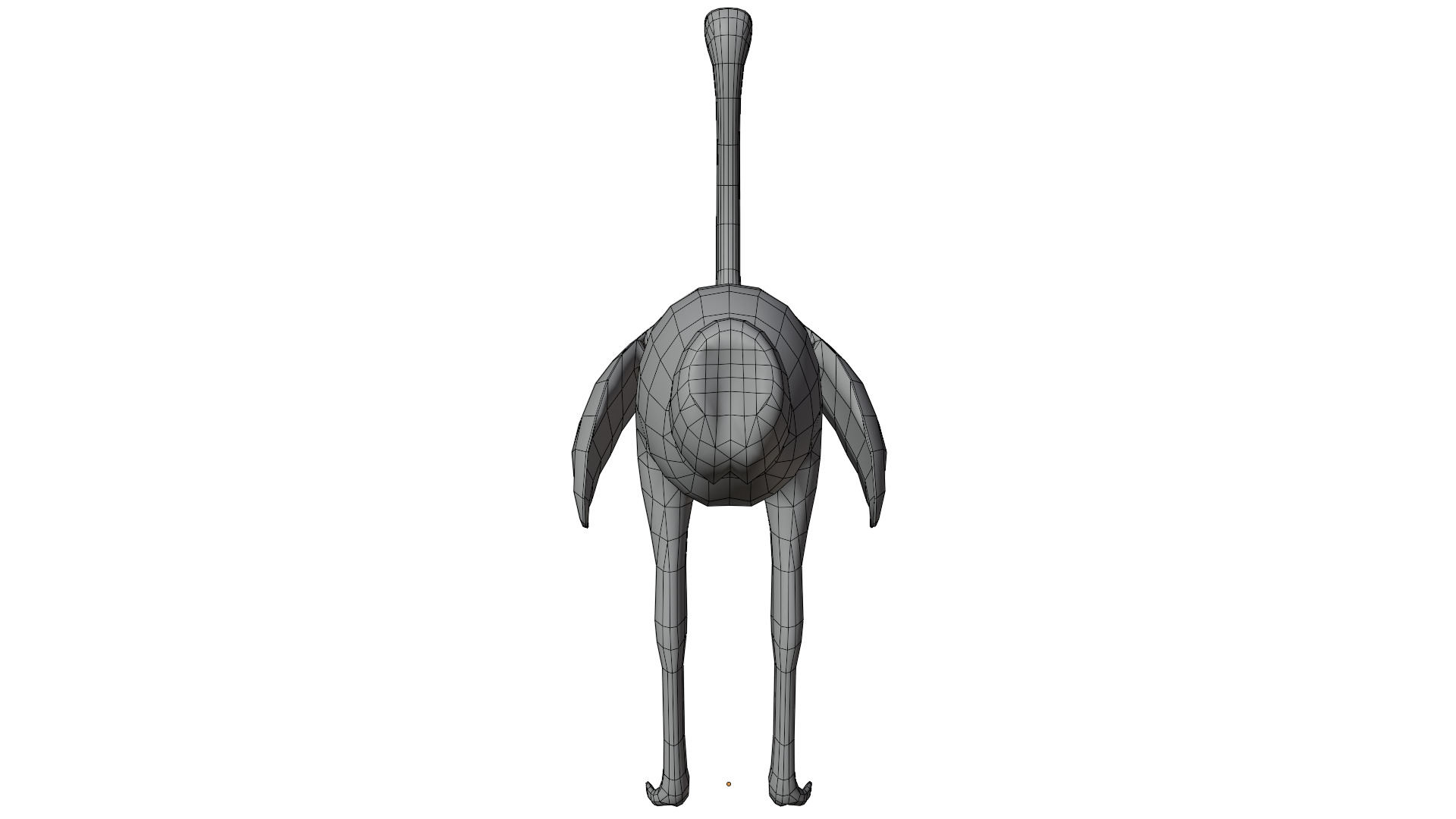 Ostrich 3D model_12