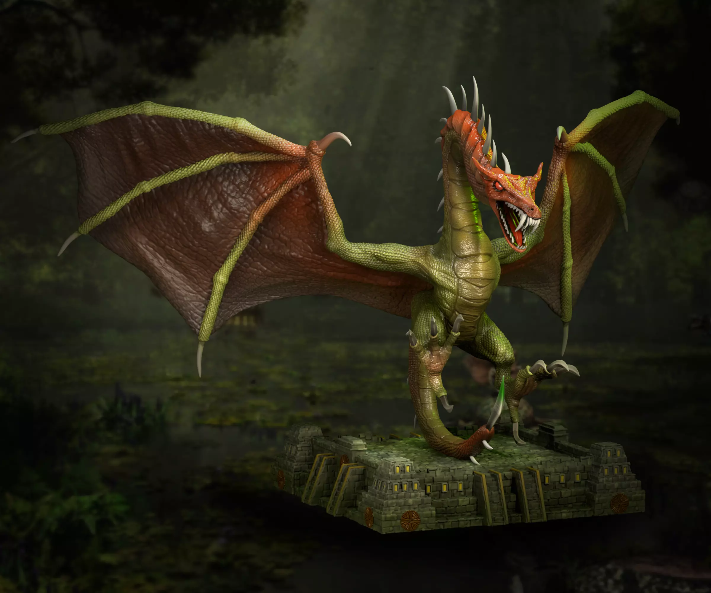 Heroes 3 Wyvern Monarch 3D print model_0