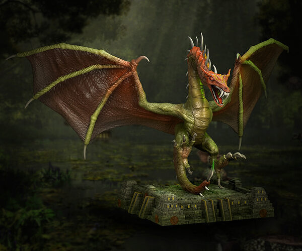 Heroes 3 Wyvern Monarch 3D print model