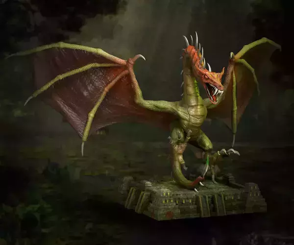 Heroes 3 Wyvern Monarch 3D print model