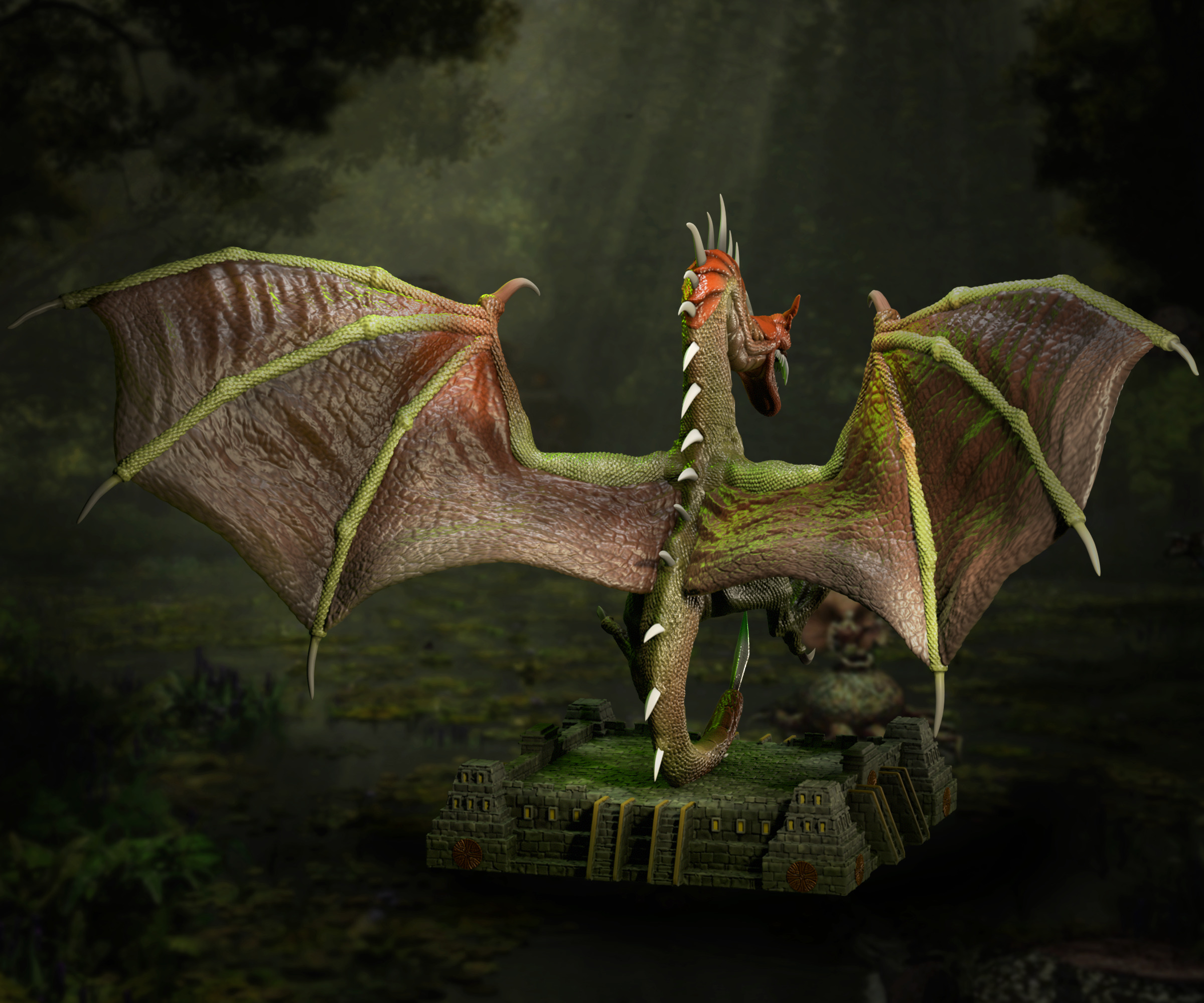 Heroes 3 Wyvern Monarch 3D print model_2