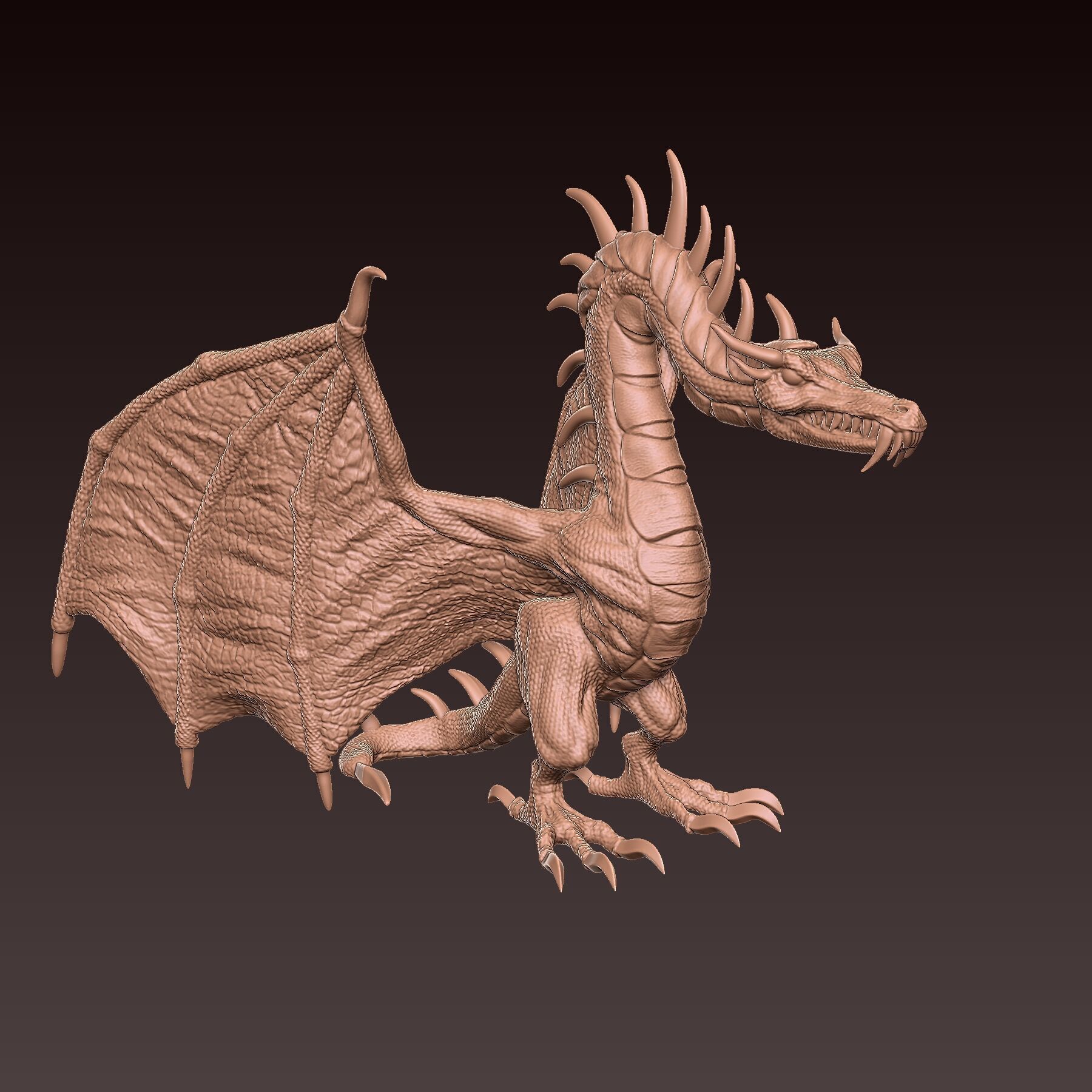Heroes 3 Wyvern Monarch 3D print model_6
