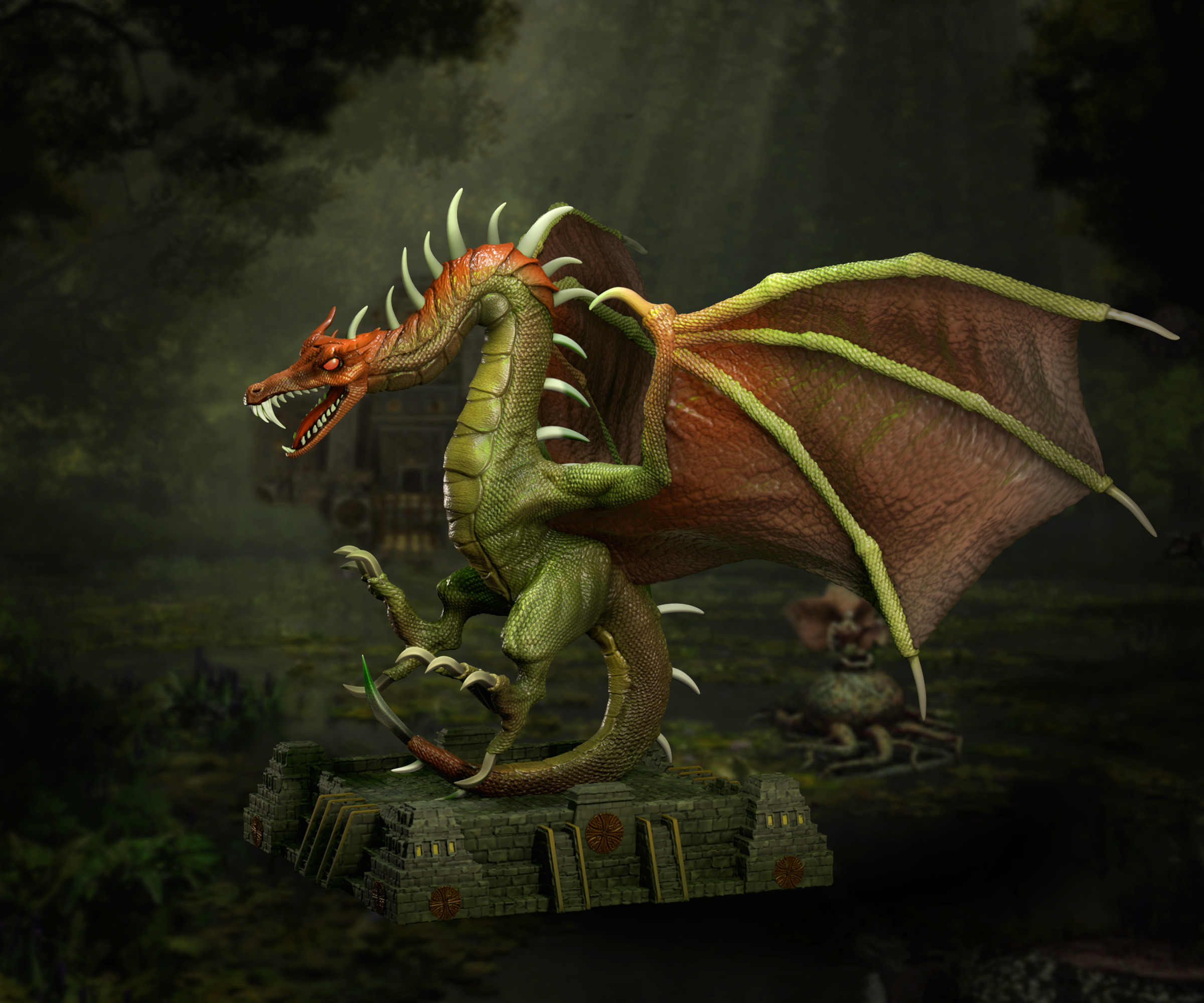 Heroes 3 Wyvern Monarch 3D print model_1