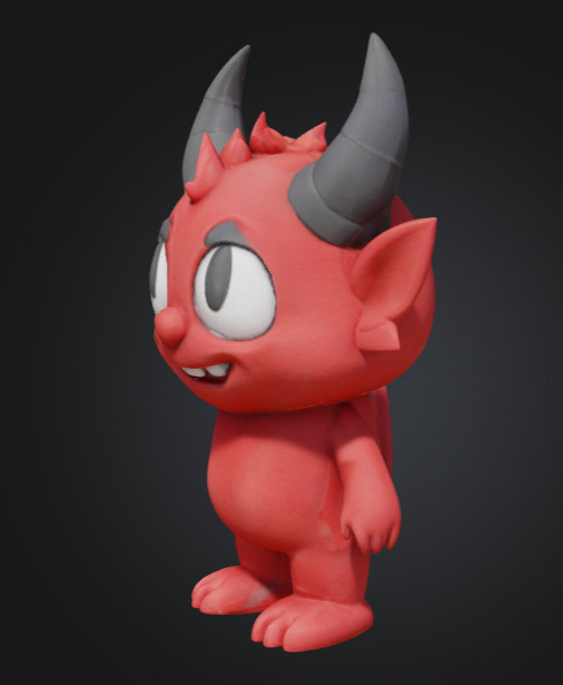 Mini Impish Devil  3D print model_5