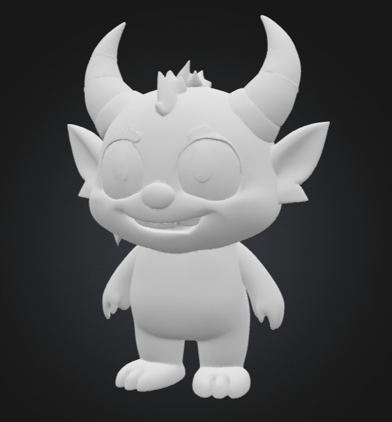 Mini Impish Devil  3D print model_18